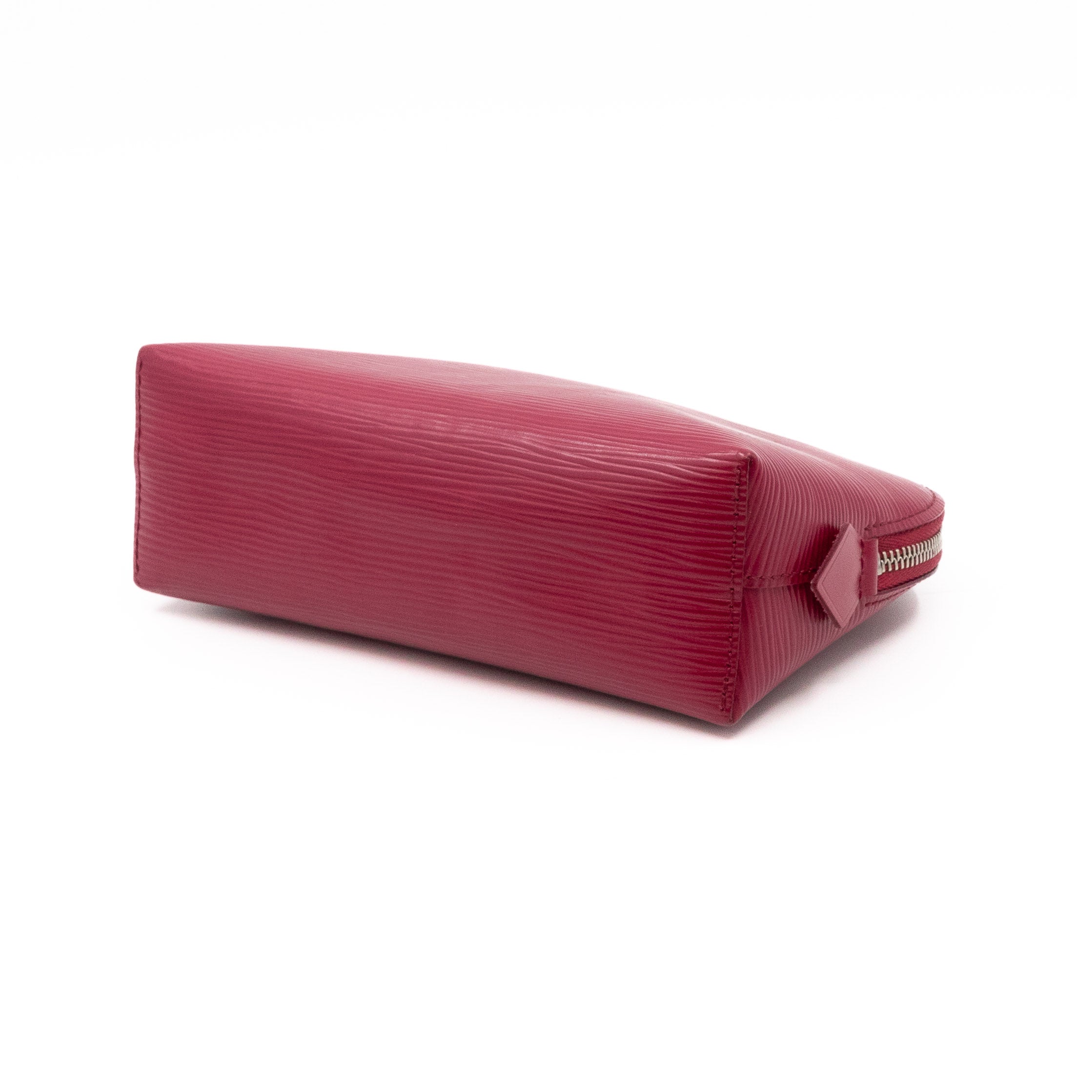 Cosmetic Pouch PM Epi Leather Fuchsia