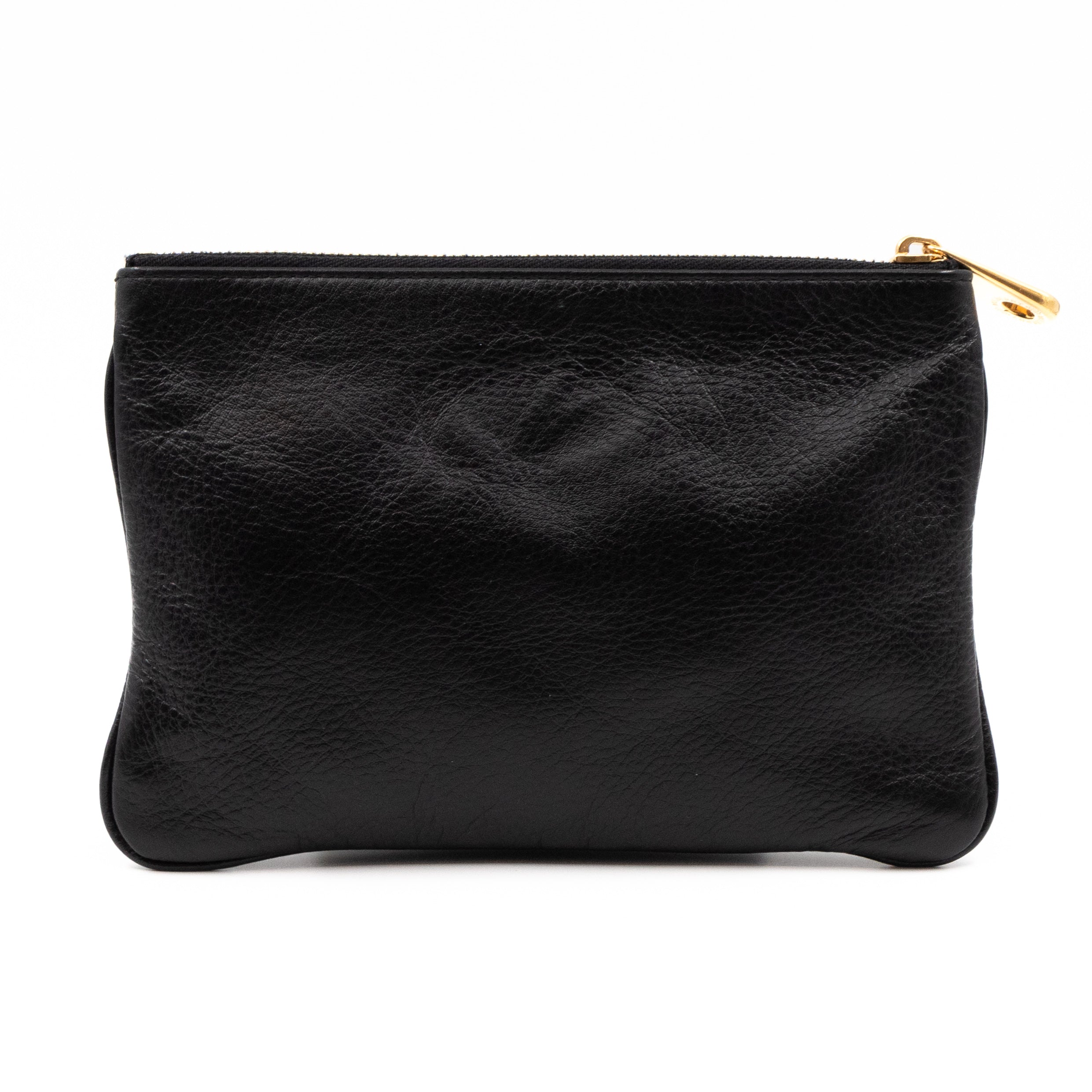 Daria Pouch Black Leather