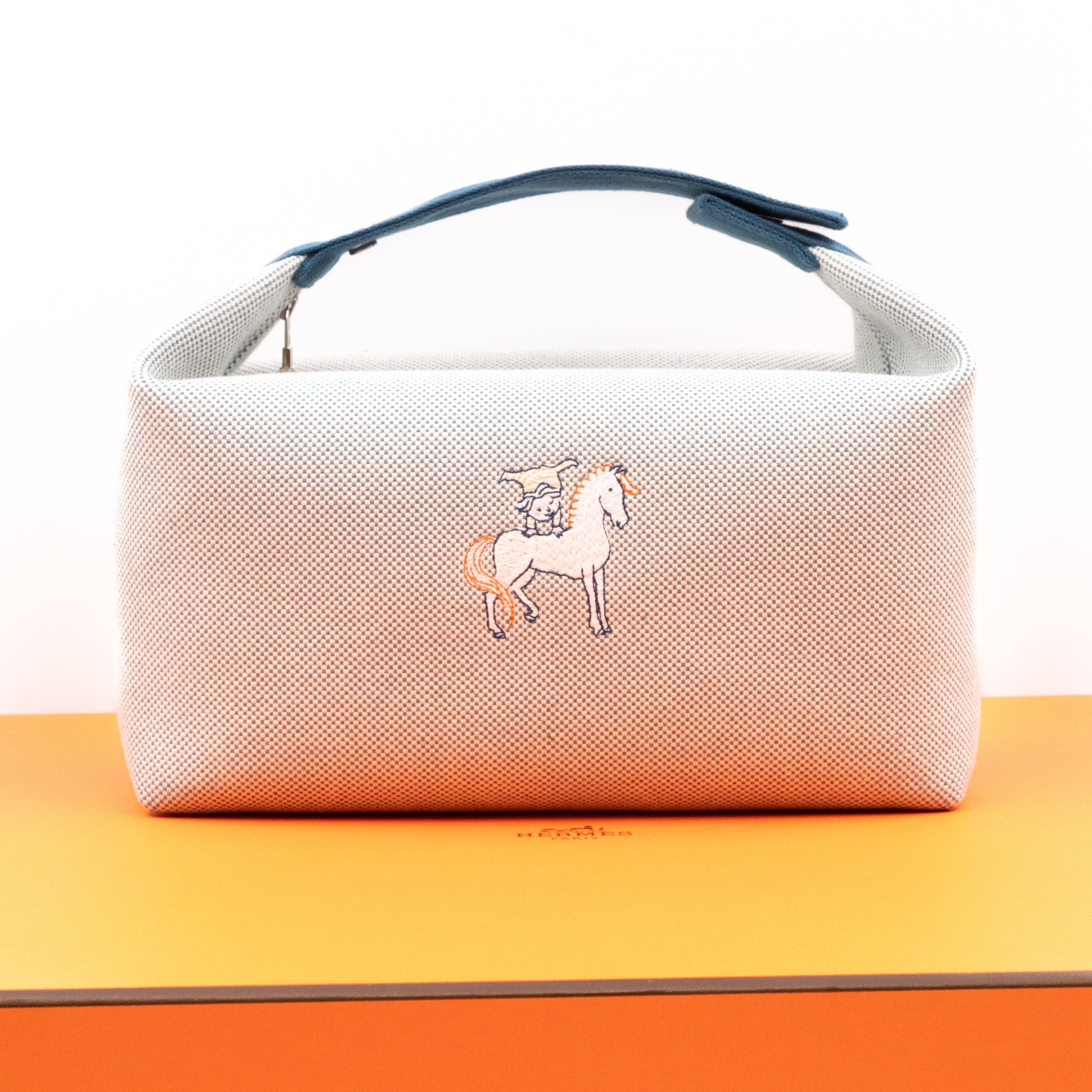 Bride-a-Brac Cabriole Case Large Bleu Nattier