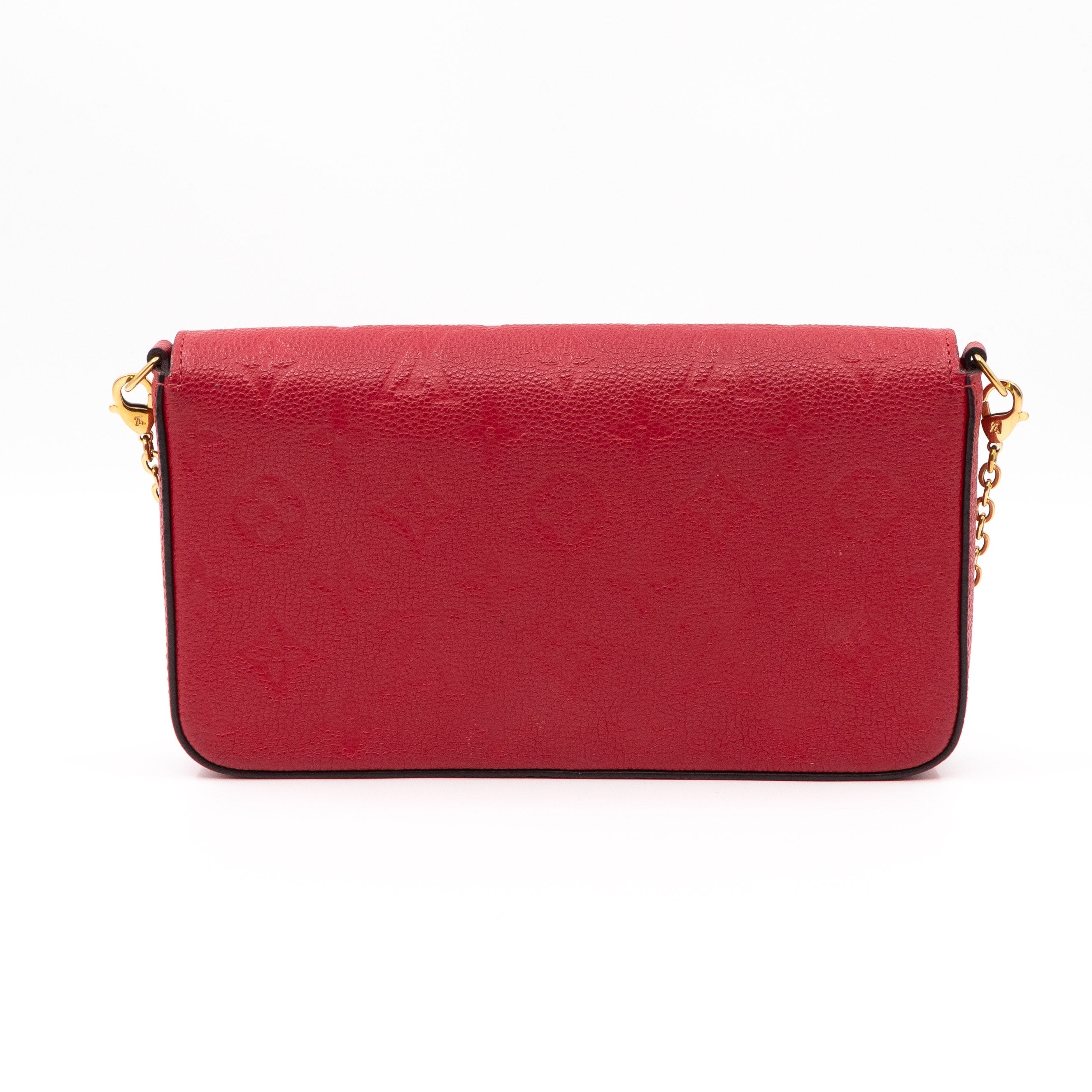 Pochette Felicie Monogram Empreinte Scarlet