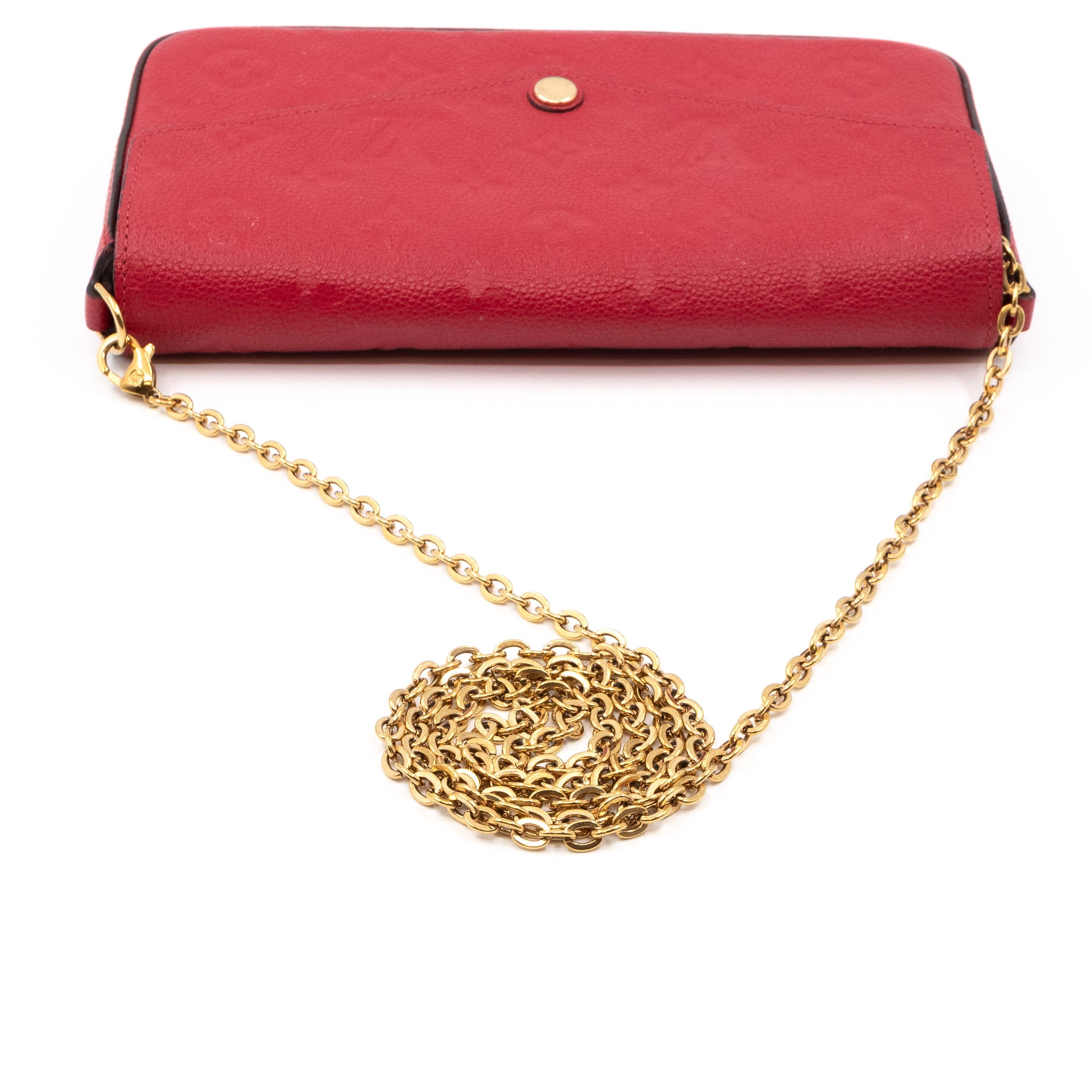 Pochette Felicie Monogram Empreinte Scarlet