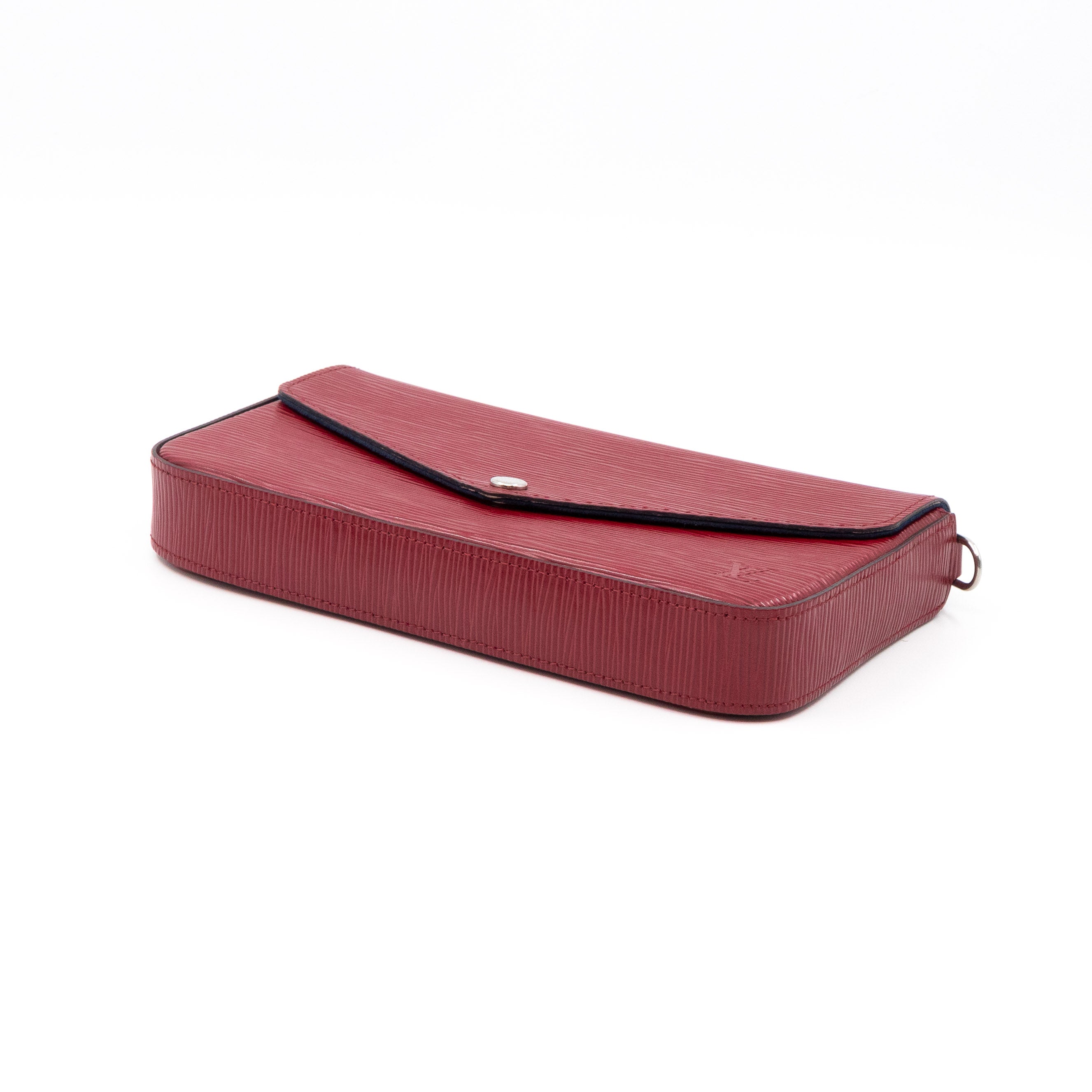 Pochette Felicie Epi Leather Fuchsia