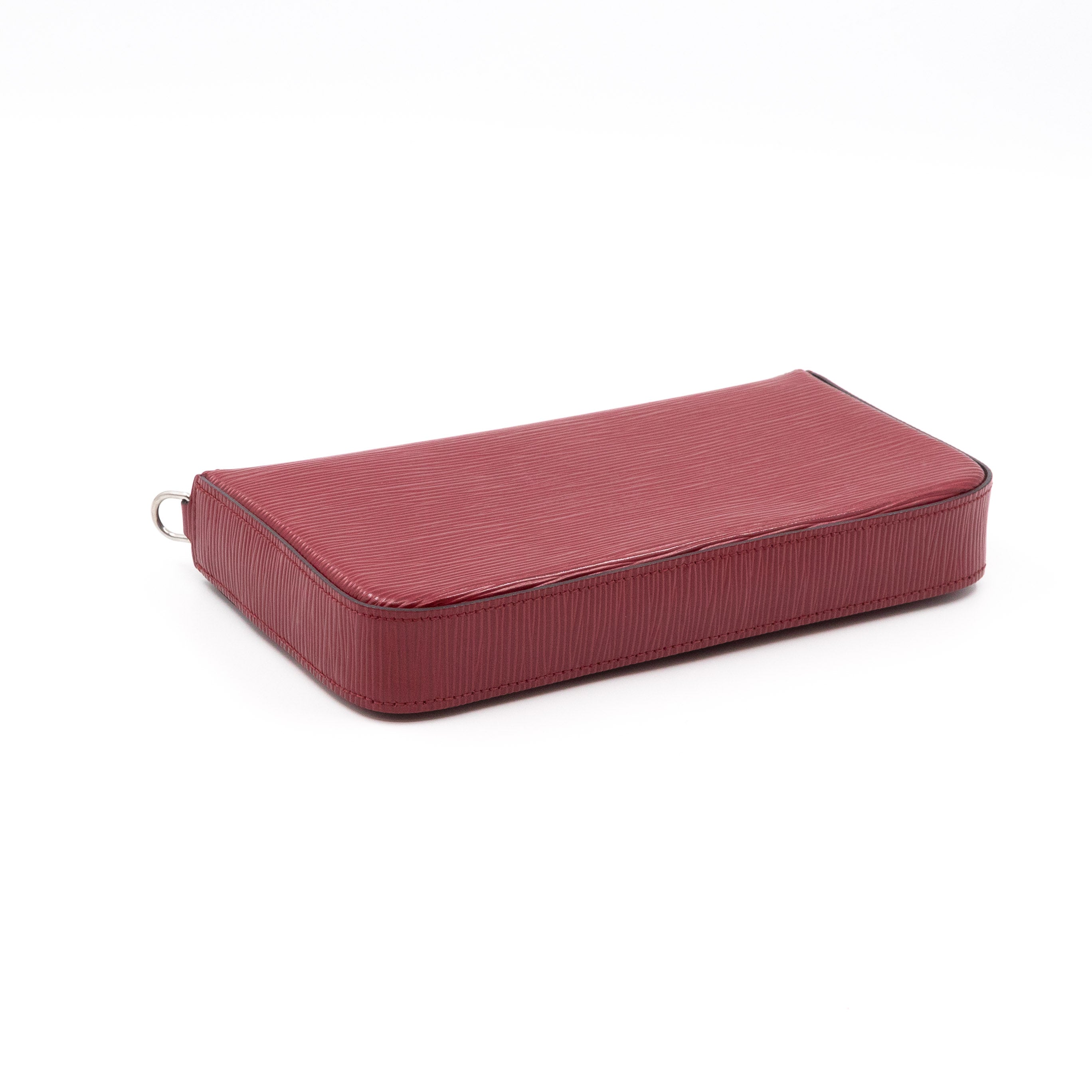 Pochette Felicie Epi Leather Fuchsia