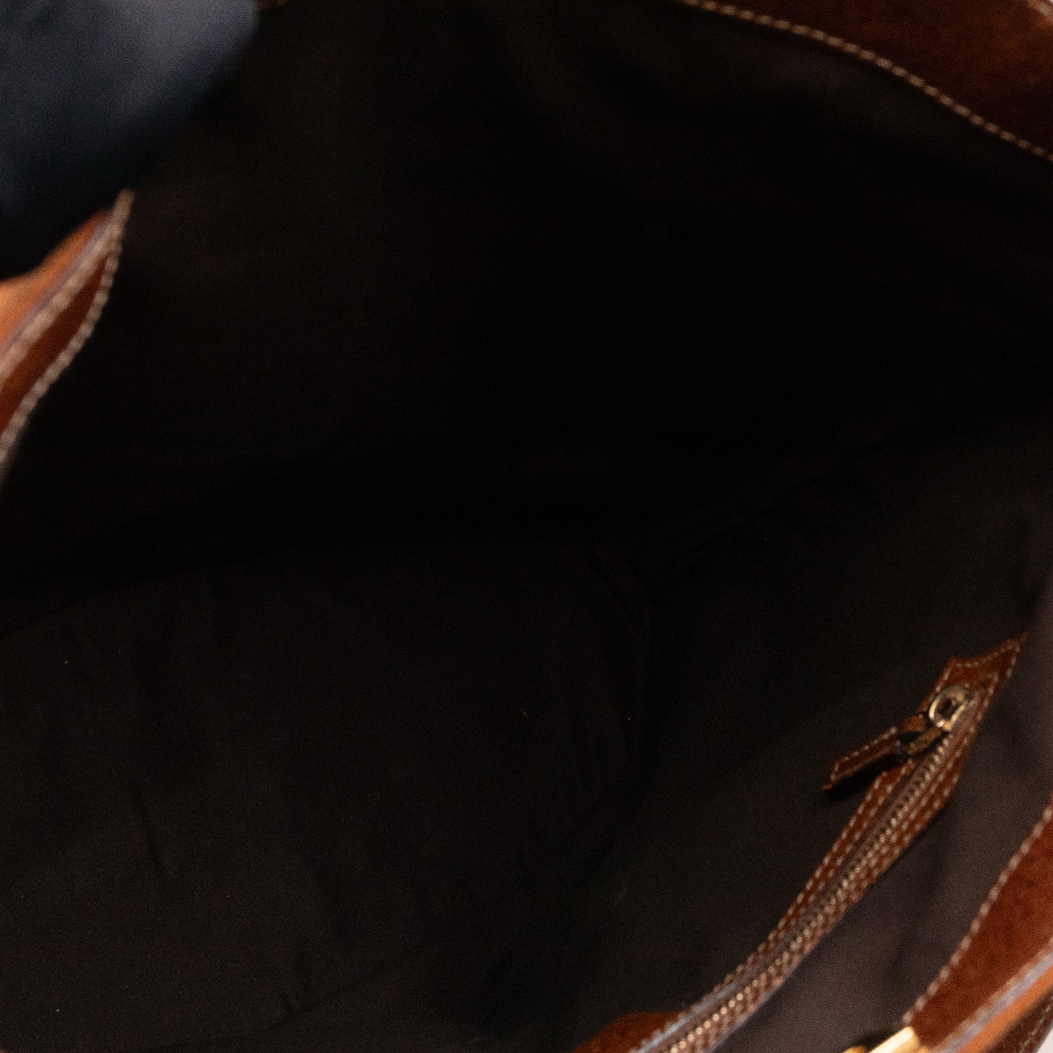 Horsebit Hobo Brown Suede Leather