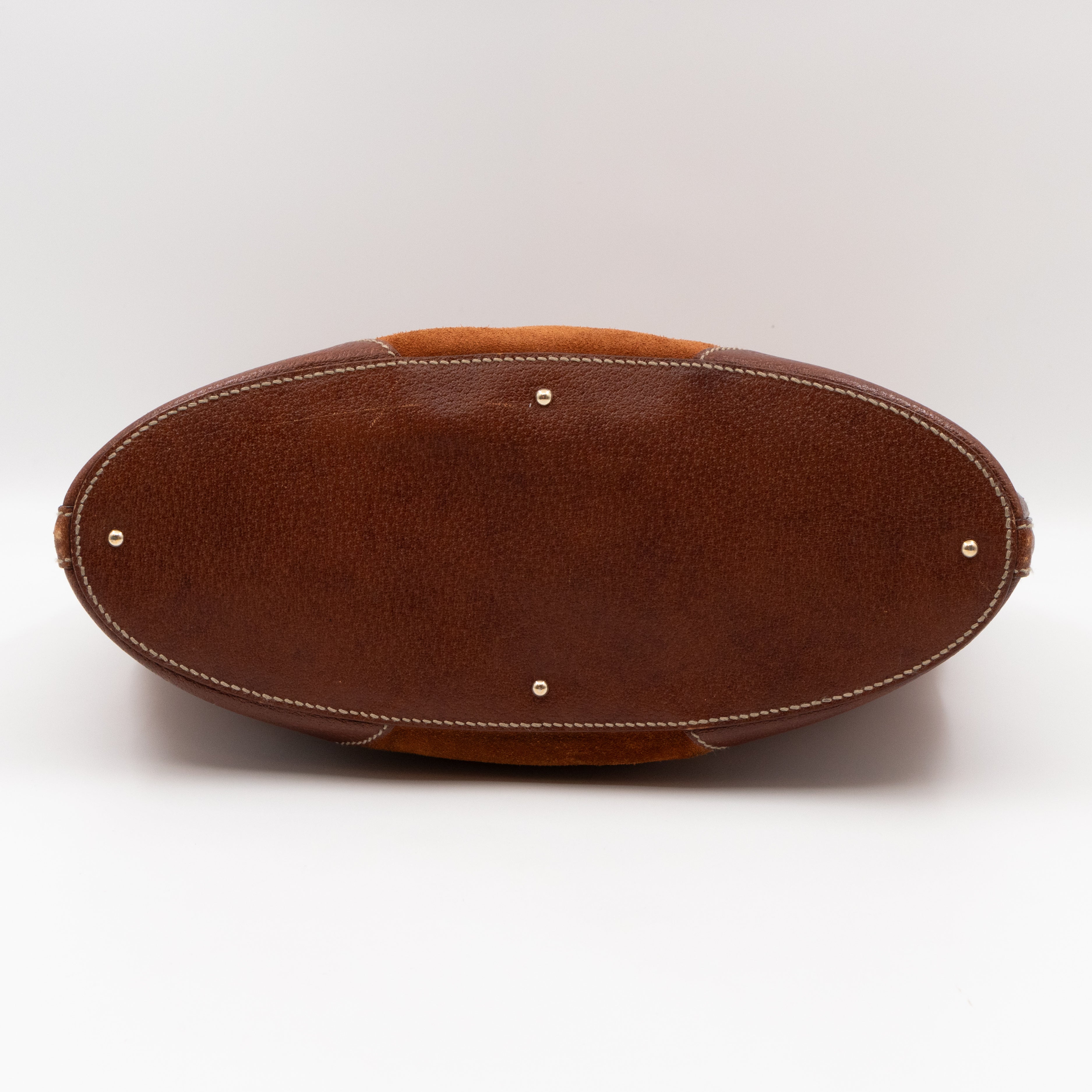 Horsebit Hobo Brown Suede Leather