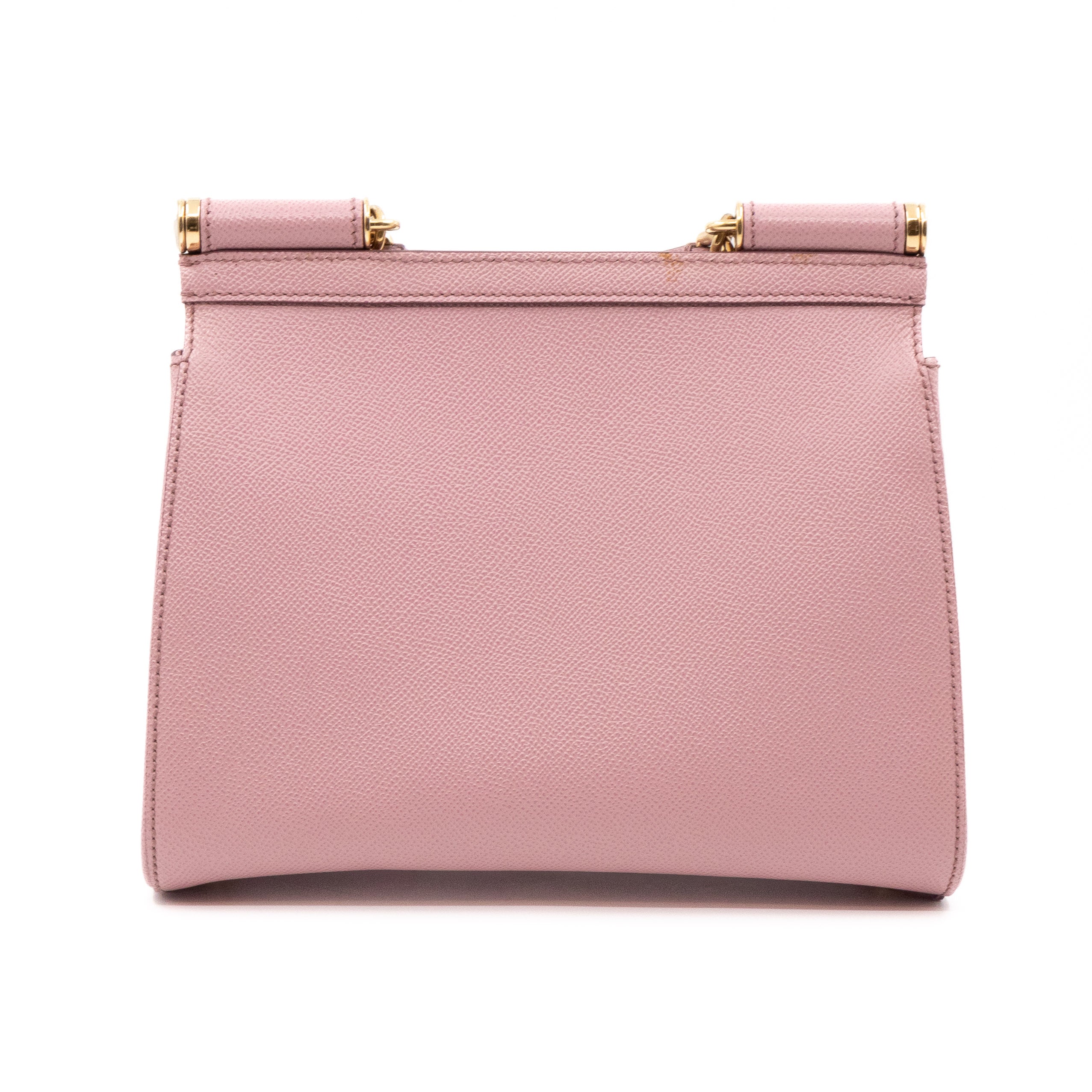 Sicily Medium Dauphine Leather Light Pink