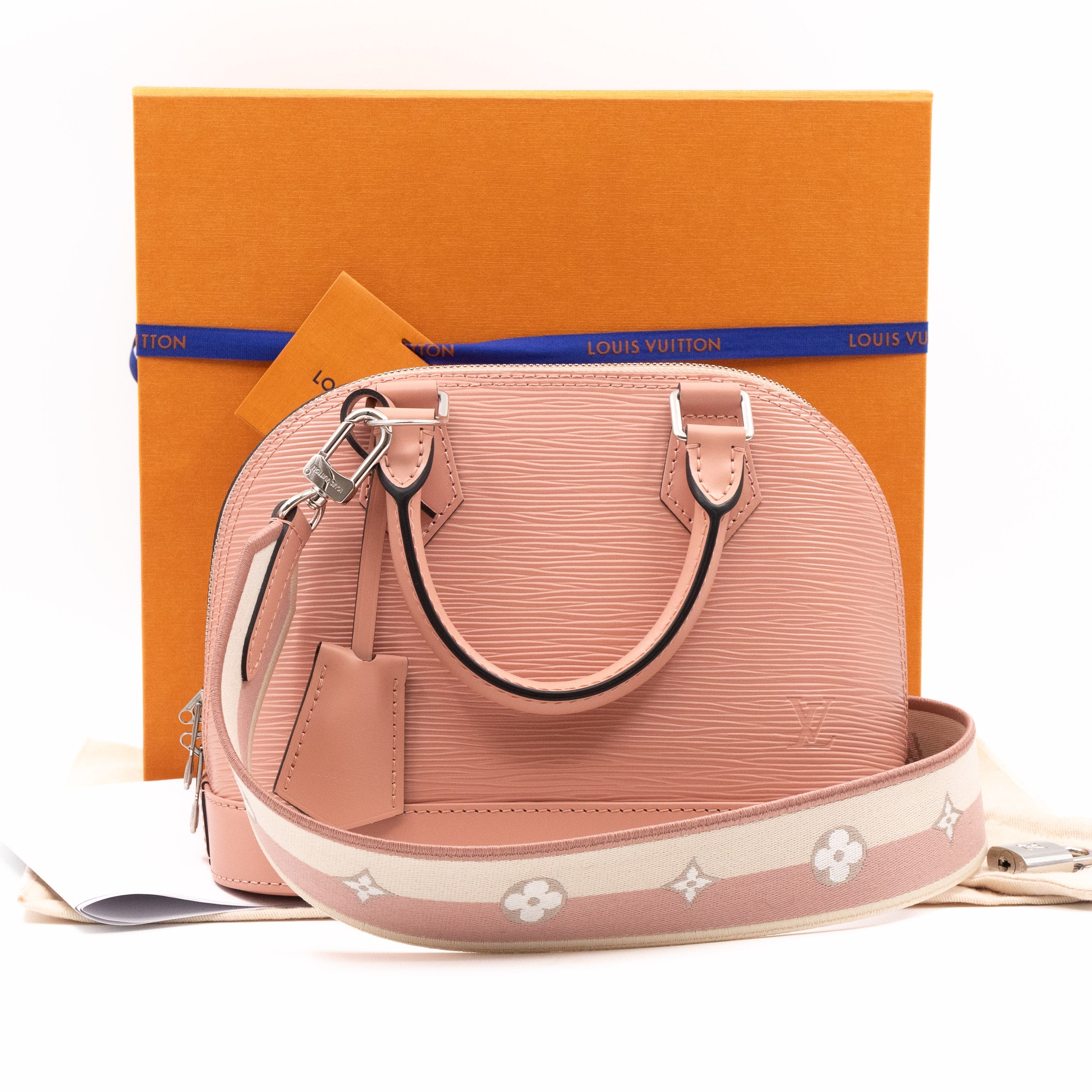 Alma BB Epi Leather Rose Trianon