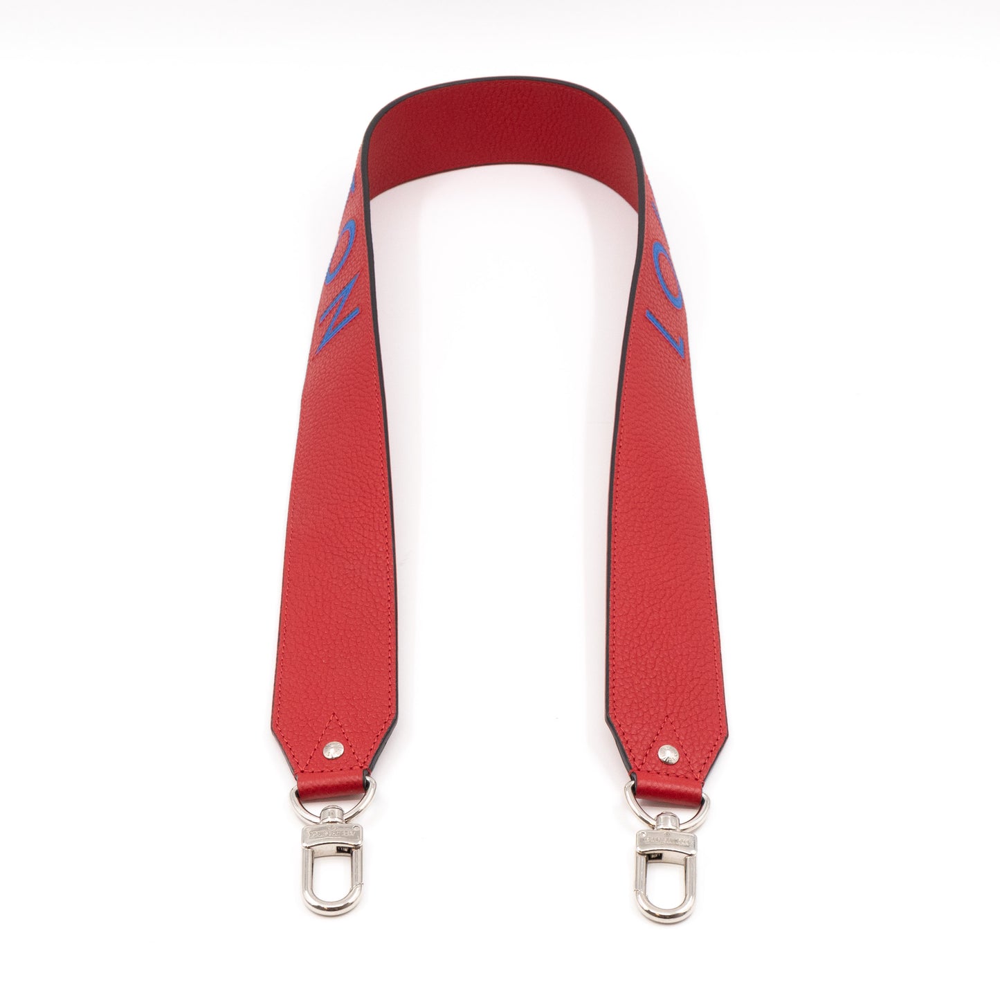 Bandoulière Shoulder Strap Red Leather