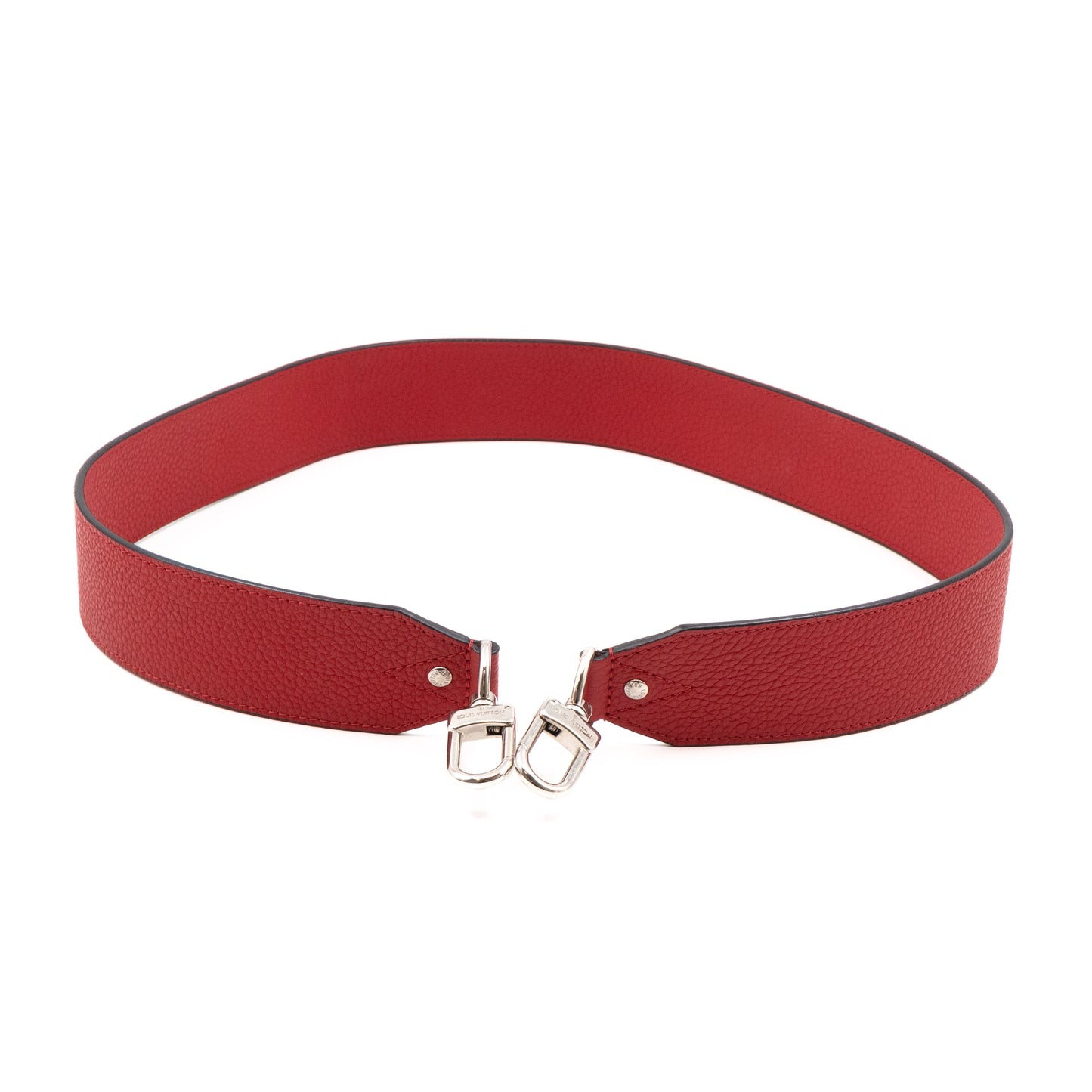 Bandoulière Shoulder Strap Red Leather