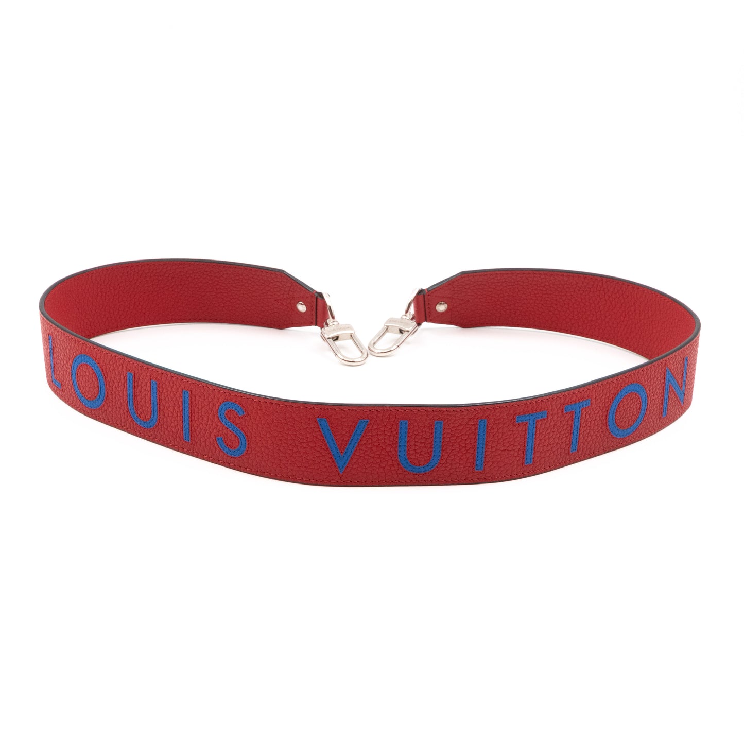 Bandoulière Shoulder Strap Red Leather