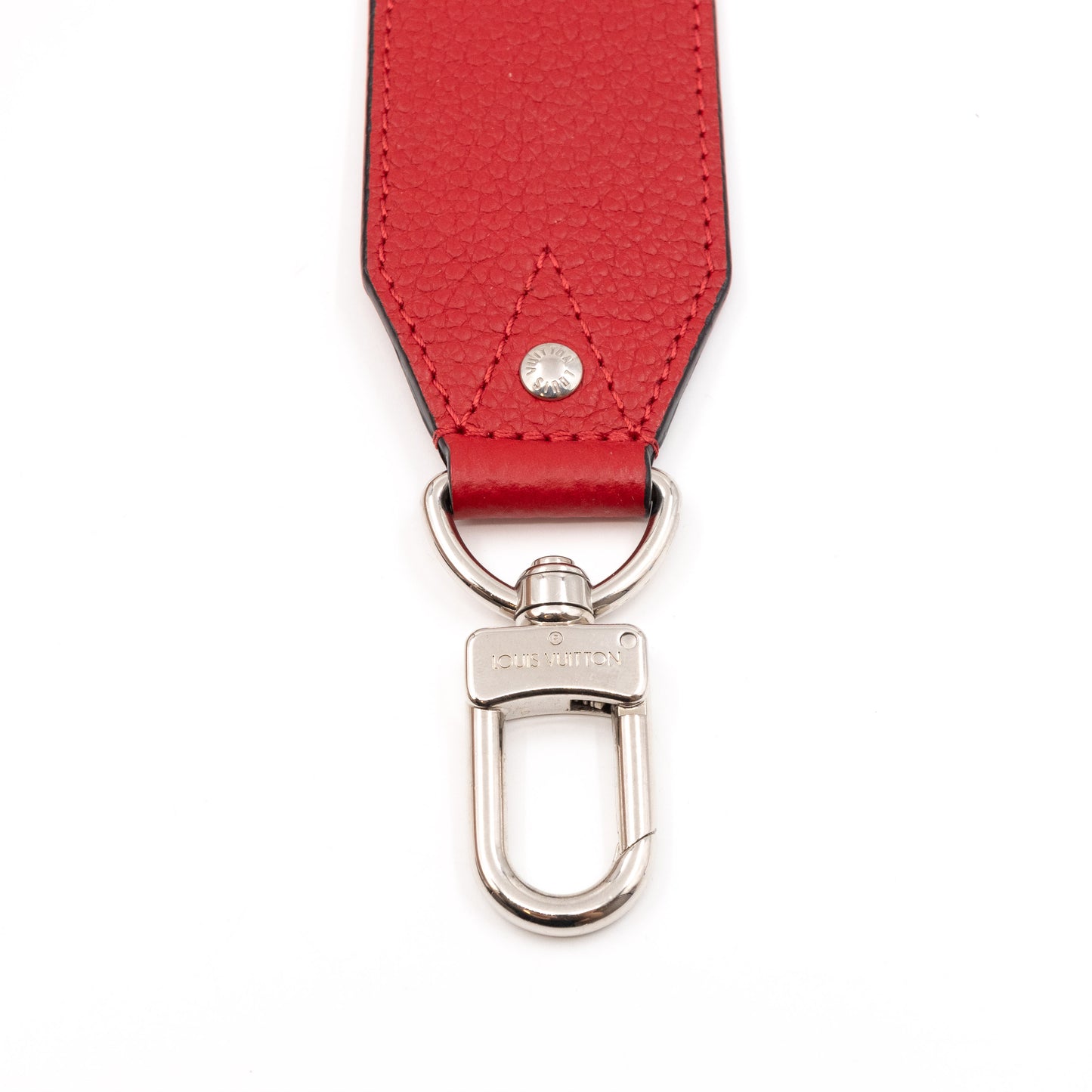 Bandoulière Shoulder Strap Red Leather