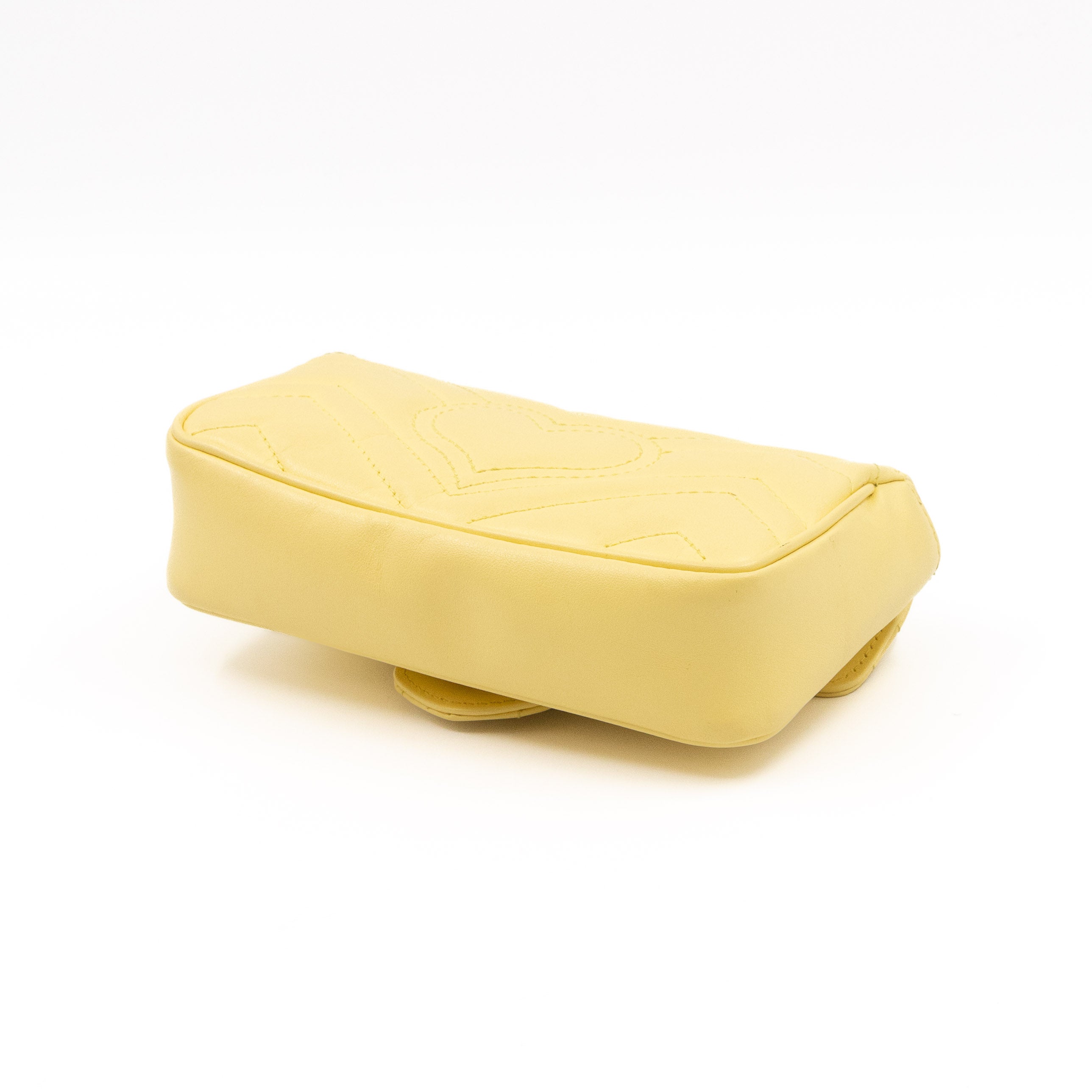 GG Marmont Flap Matelassé Super Mini Yellow