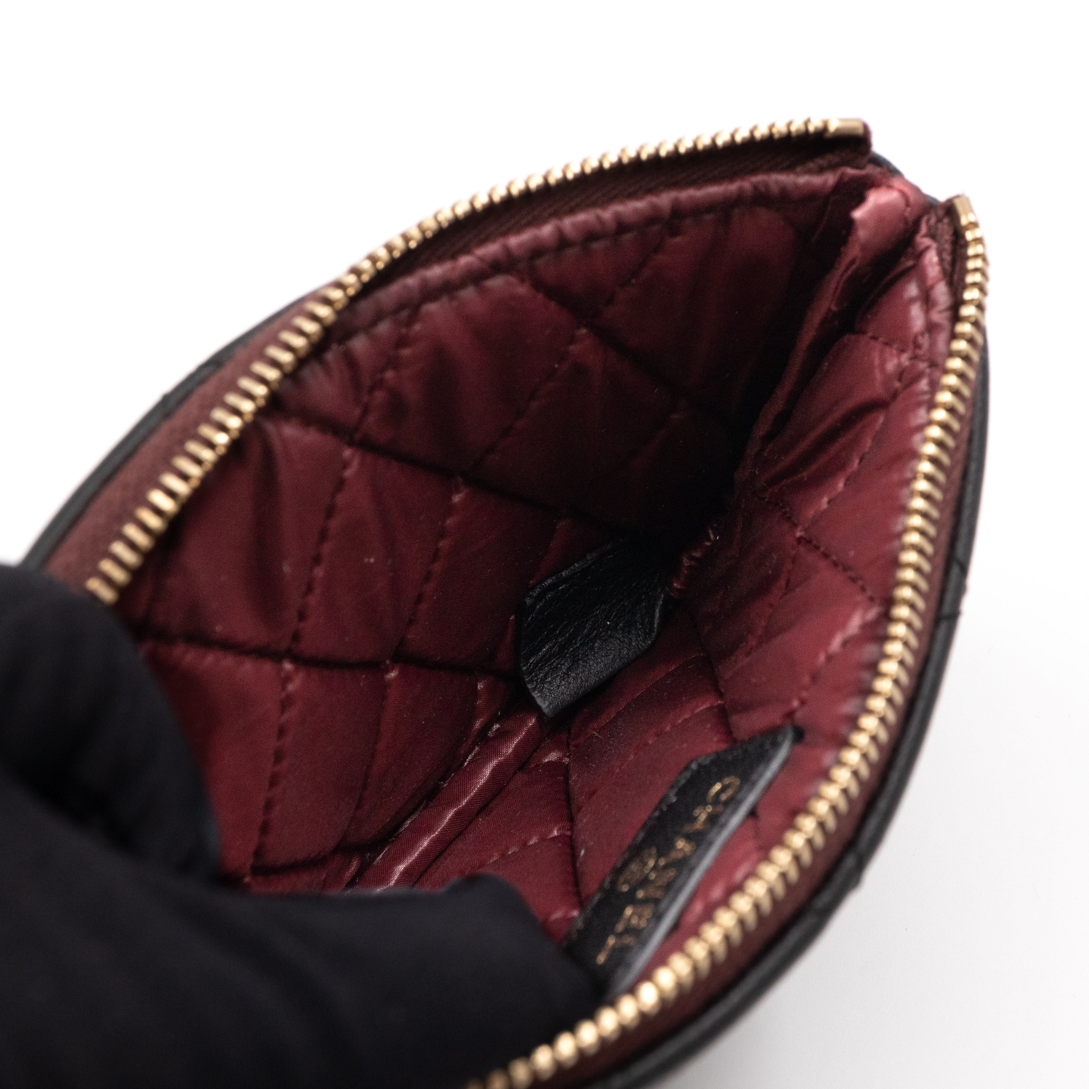 Classic Mini O Case Black Leather