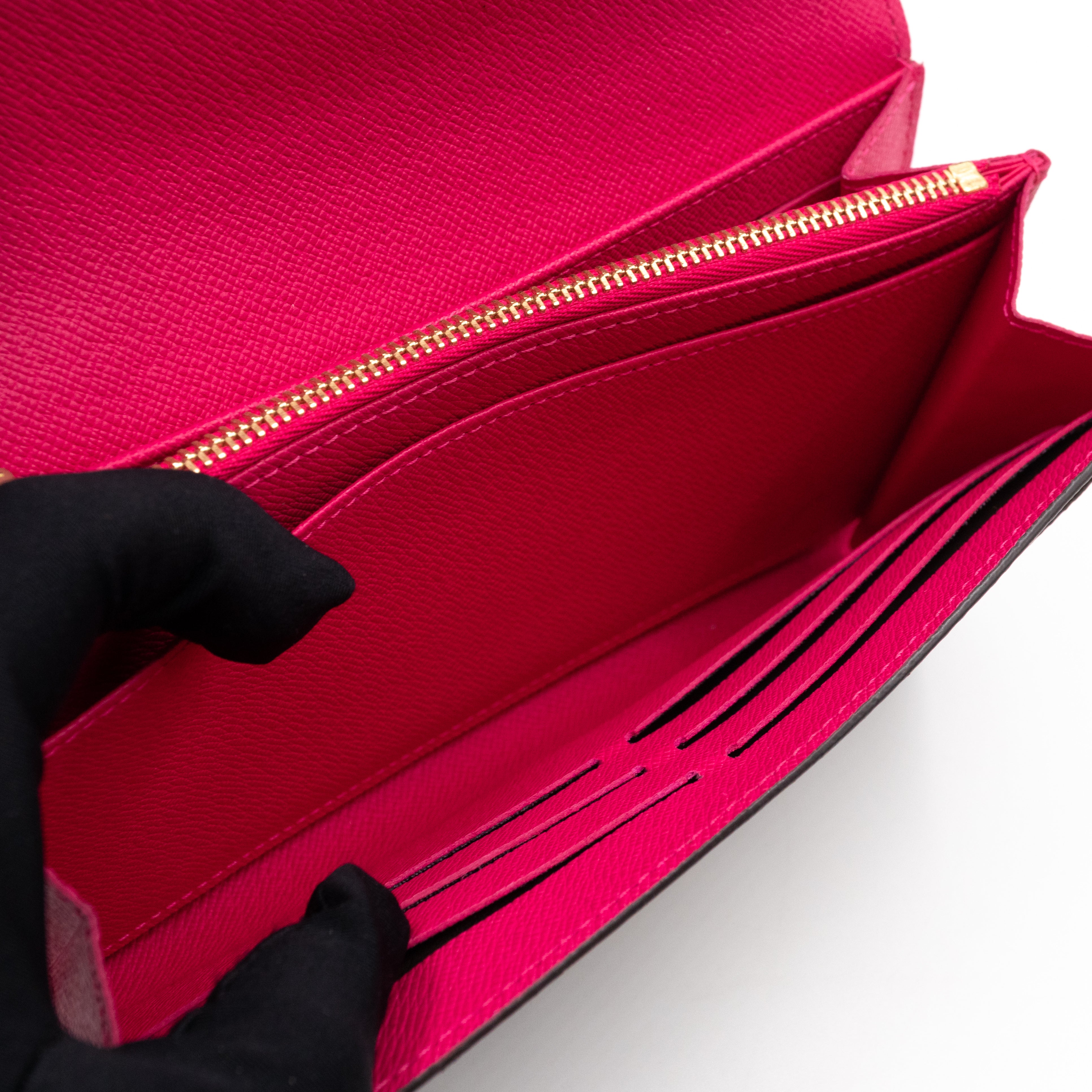 Sarah Wallet Monogram Evasion