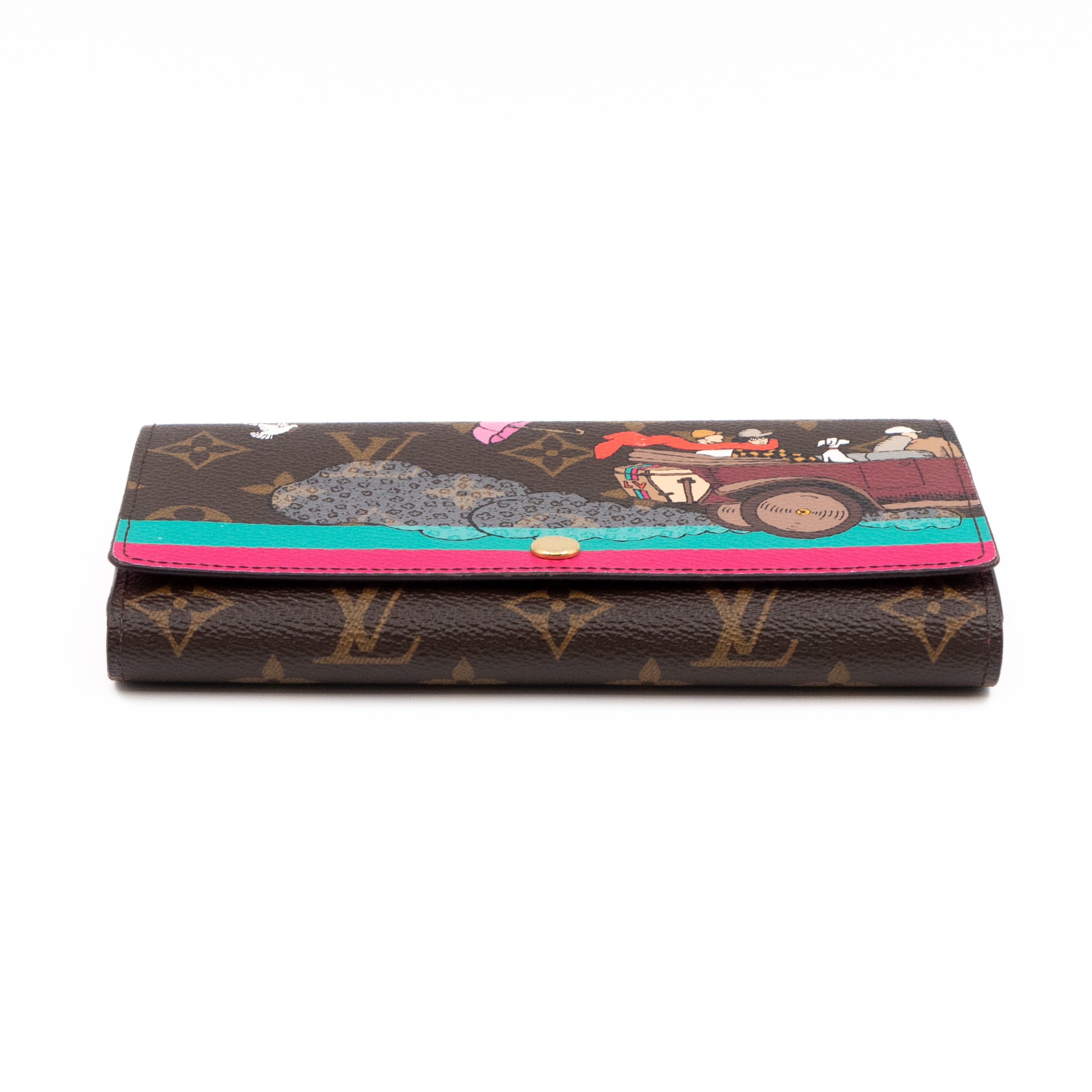 Sarah Wallet Monogram Evasion