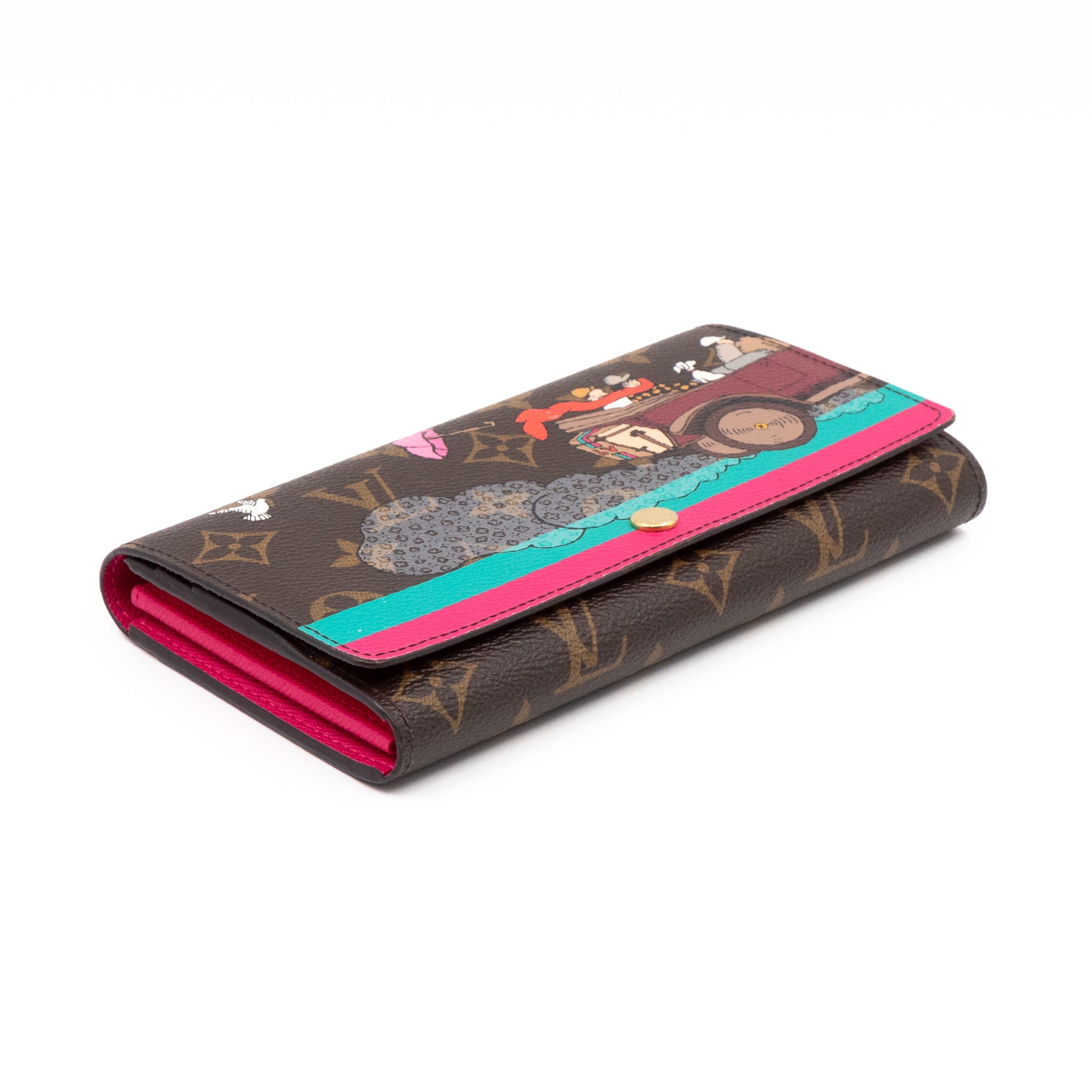 Sarah Wallet Monogram Evasion