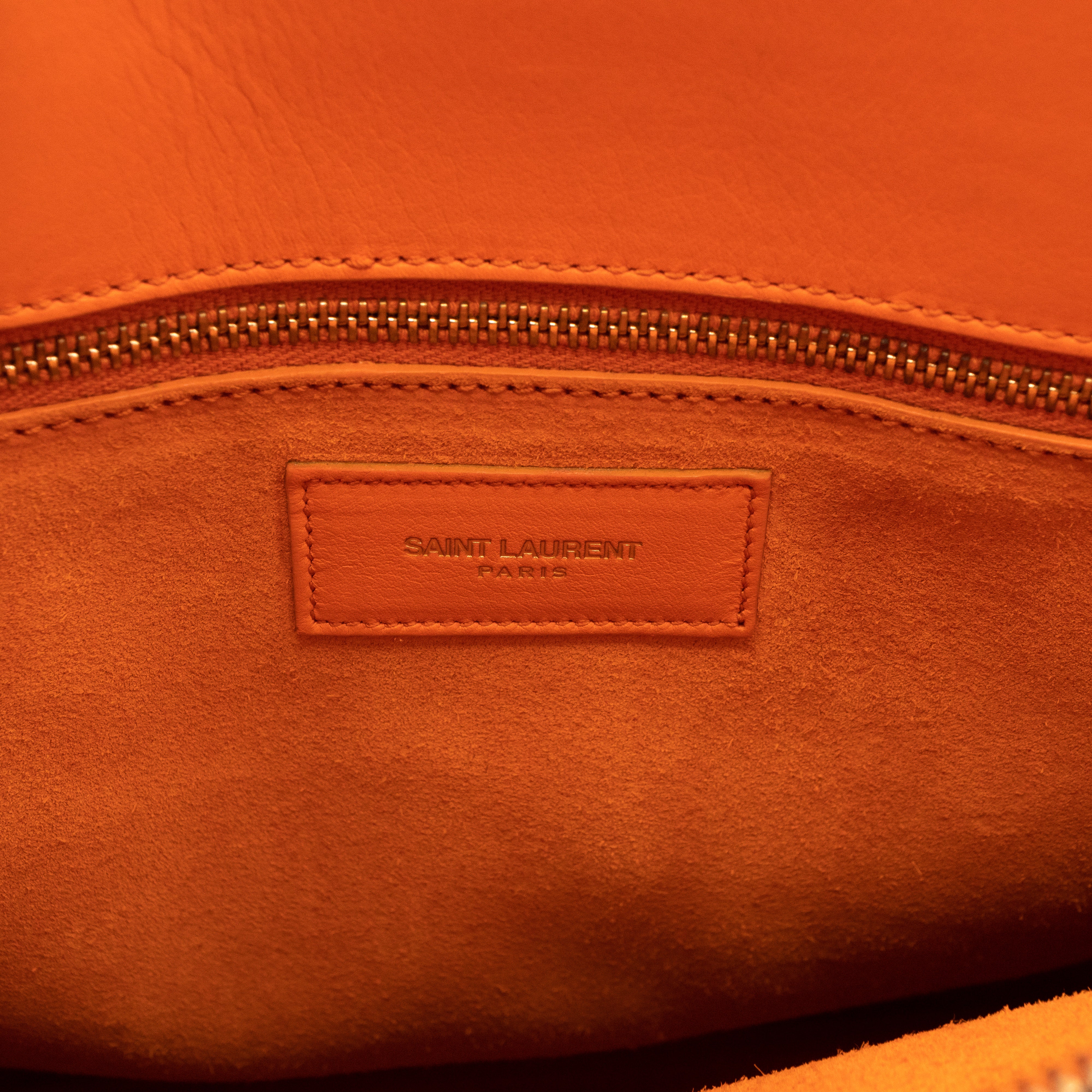 Sac de Jour Small Orange Leather