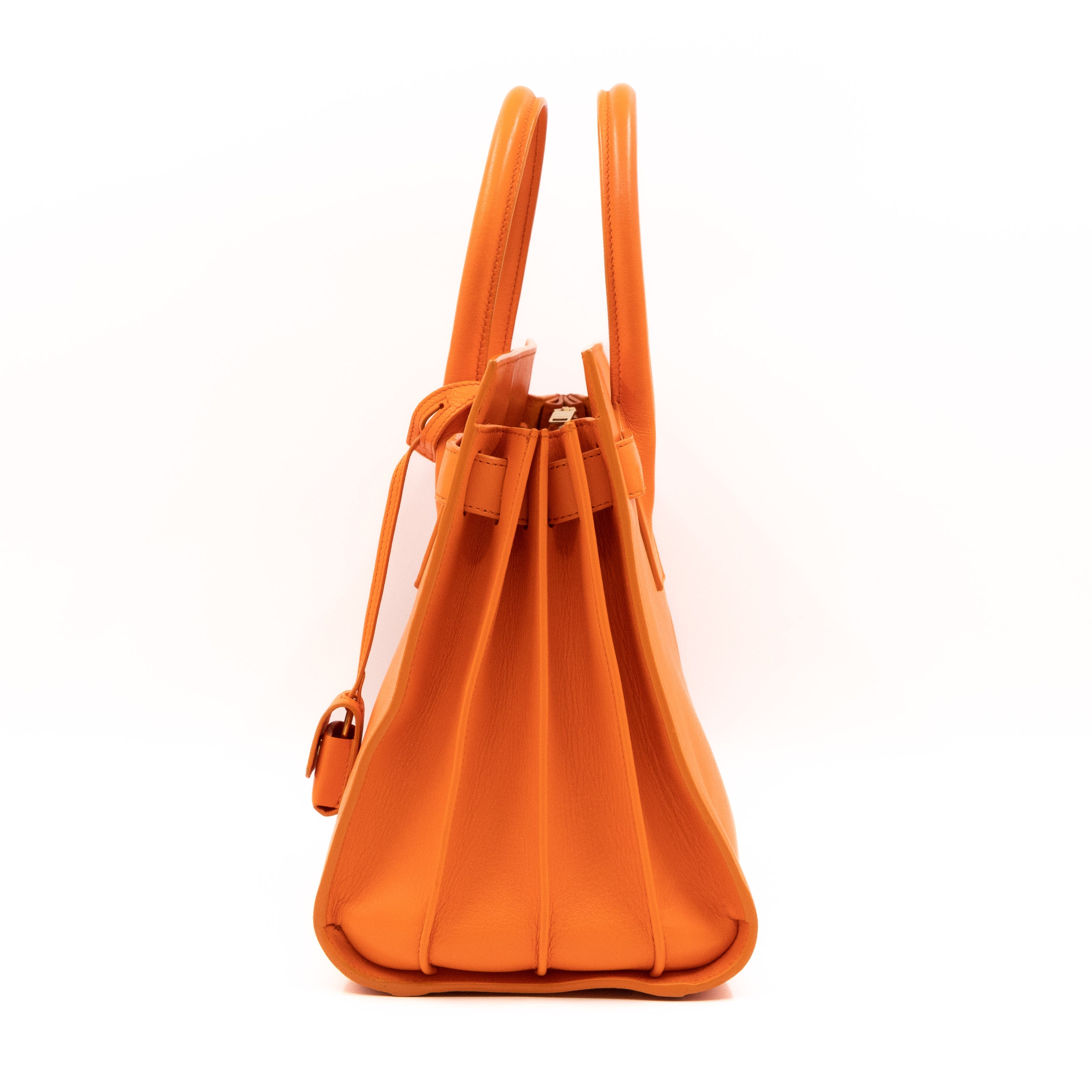 Sac de Jour Small Orange Leather