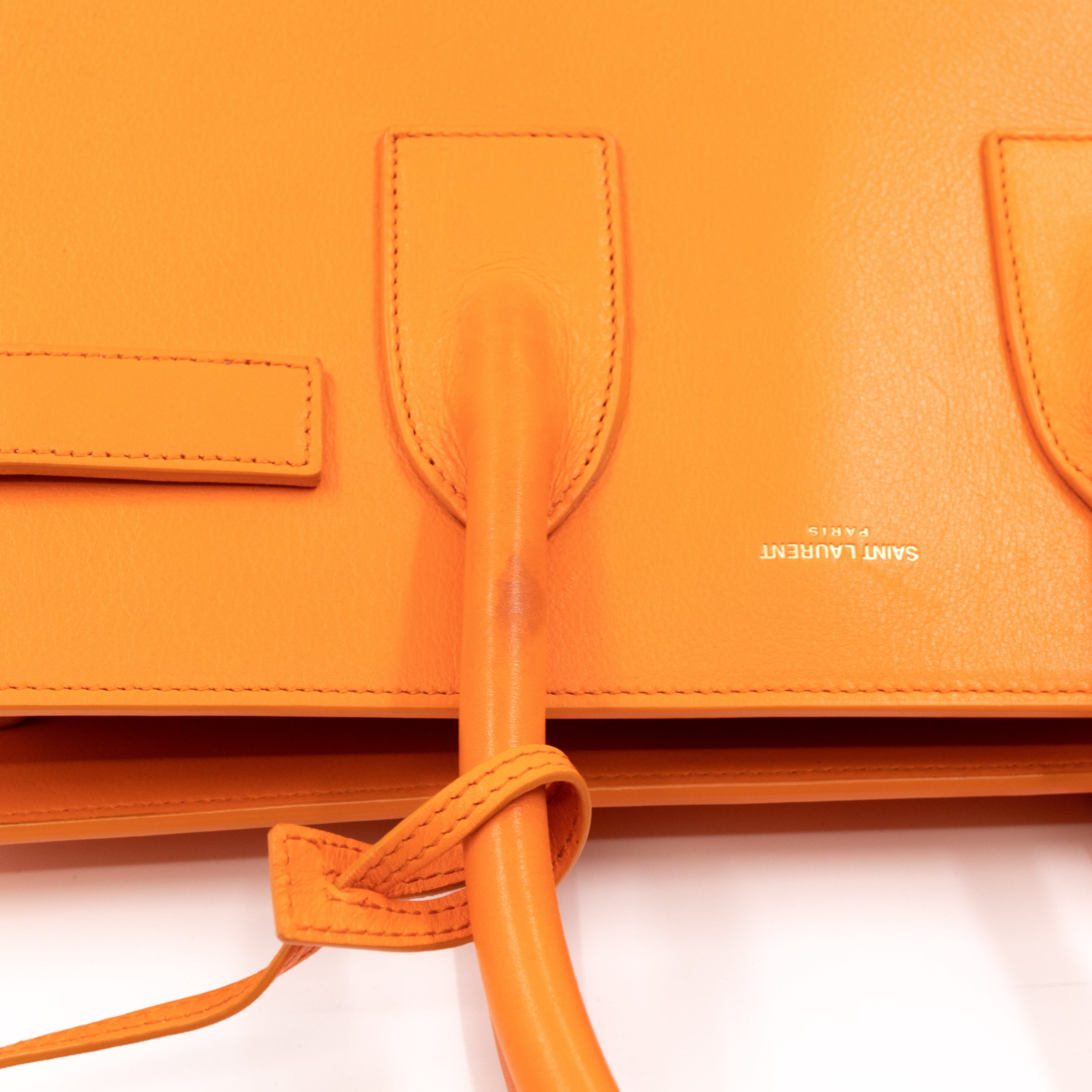 Sac de Jour Small Orange Leather