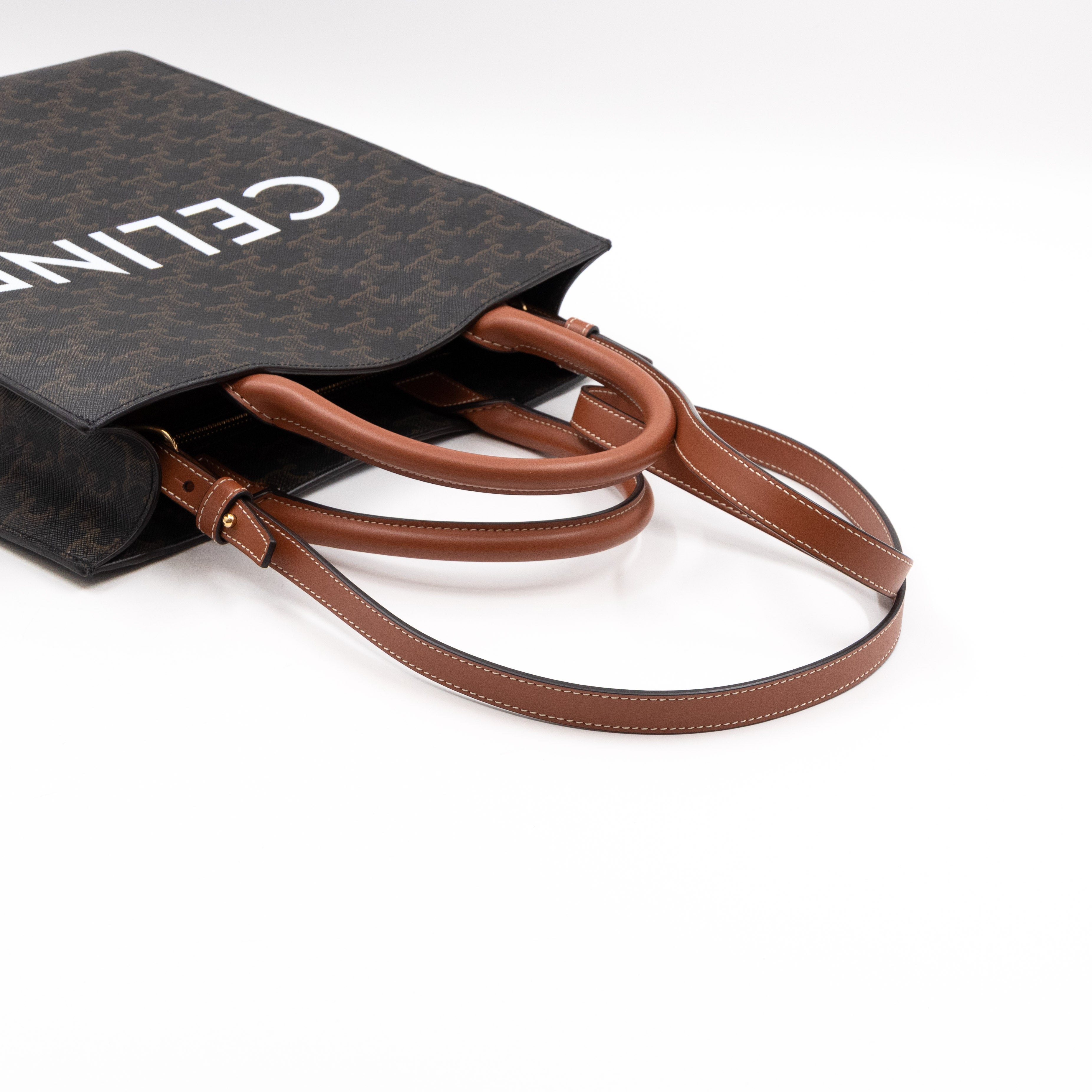 Small Vertical Cabas Triomphe Canvas