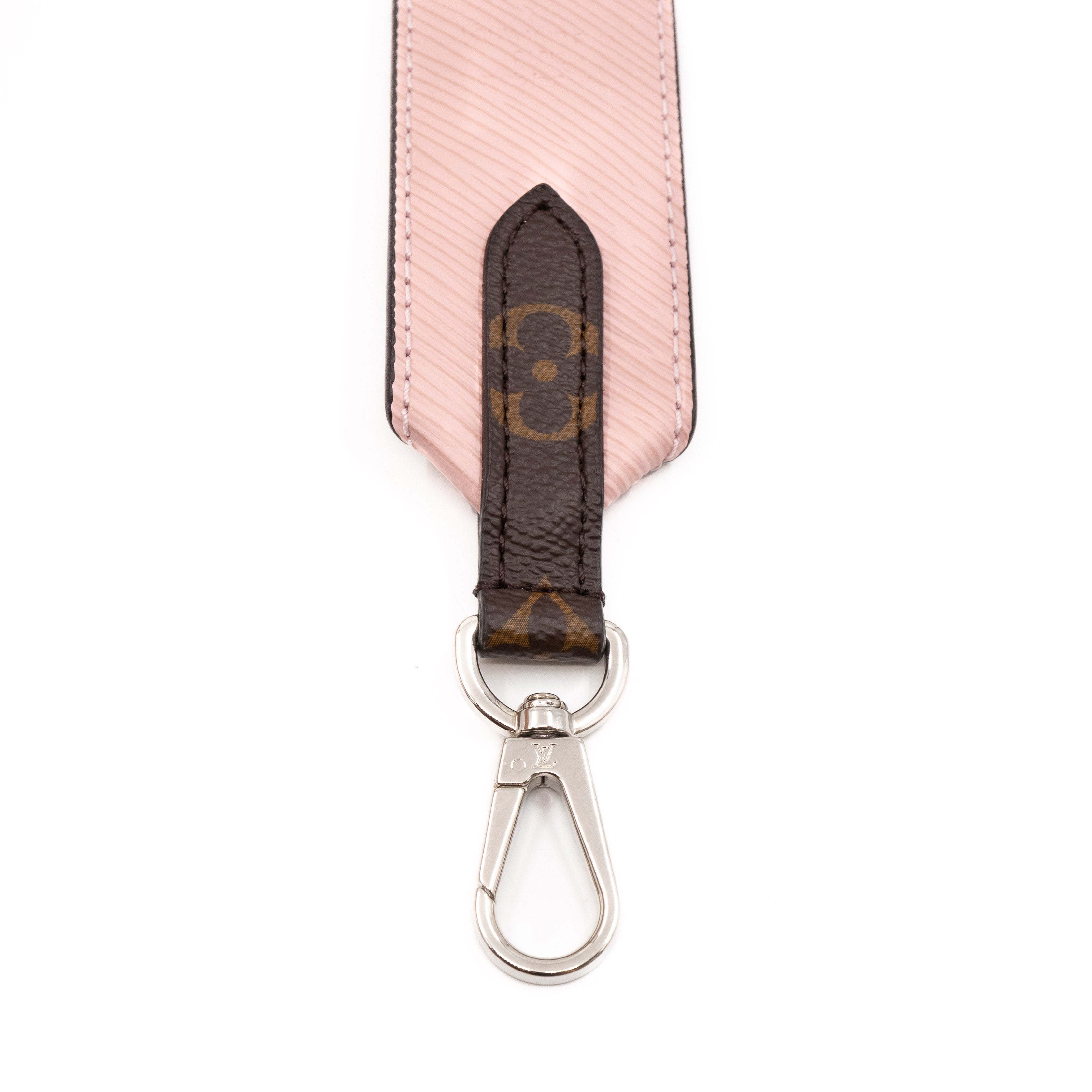 Bandoulière Shoulder Strap Rose Ballerine Epi Leather