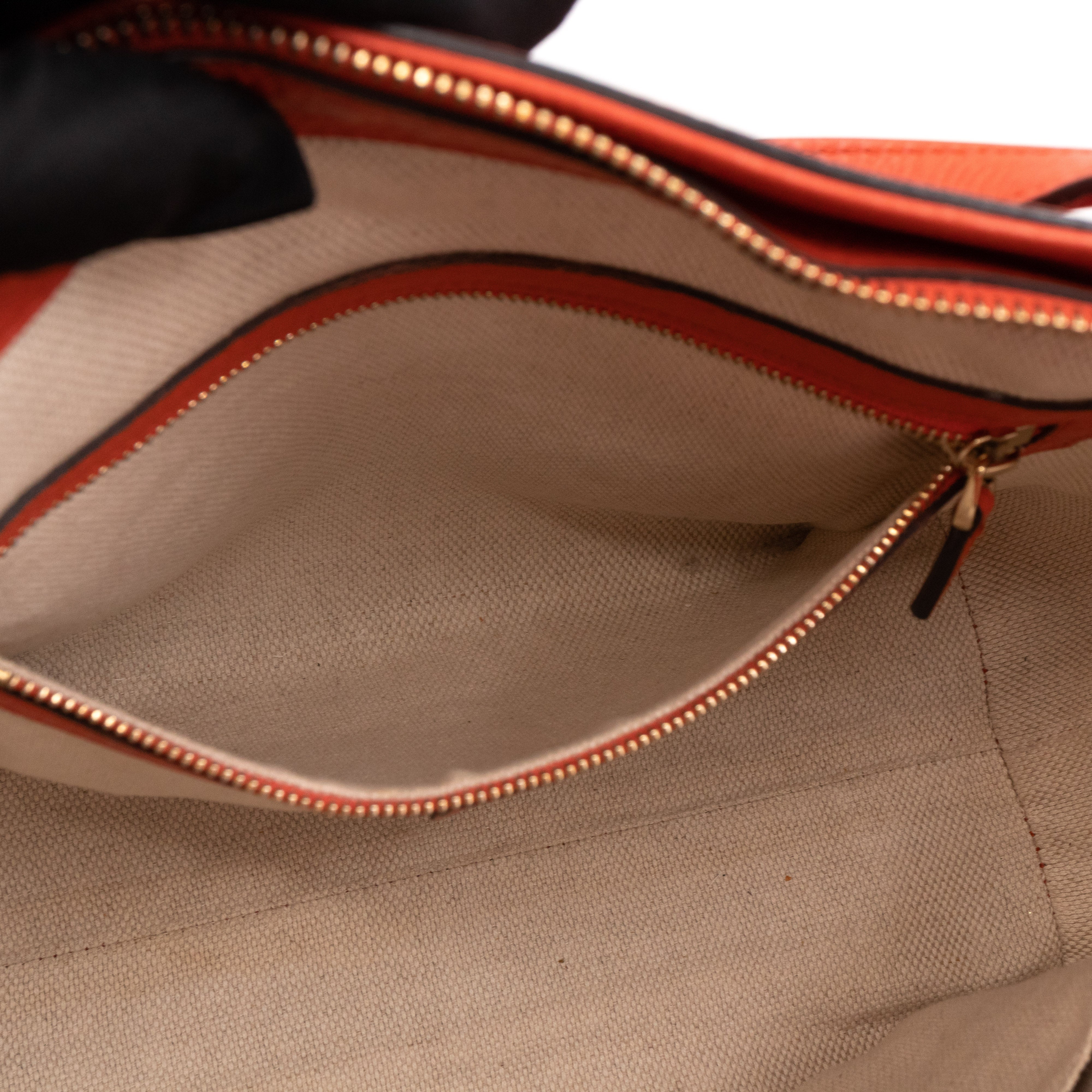 Soho Two Way Shoulder Bag Orange Leather