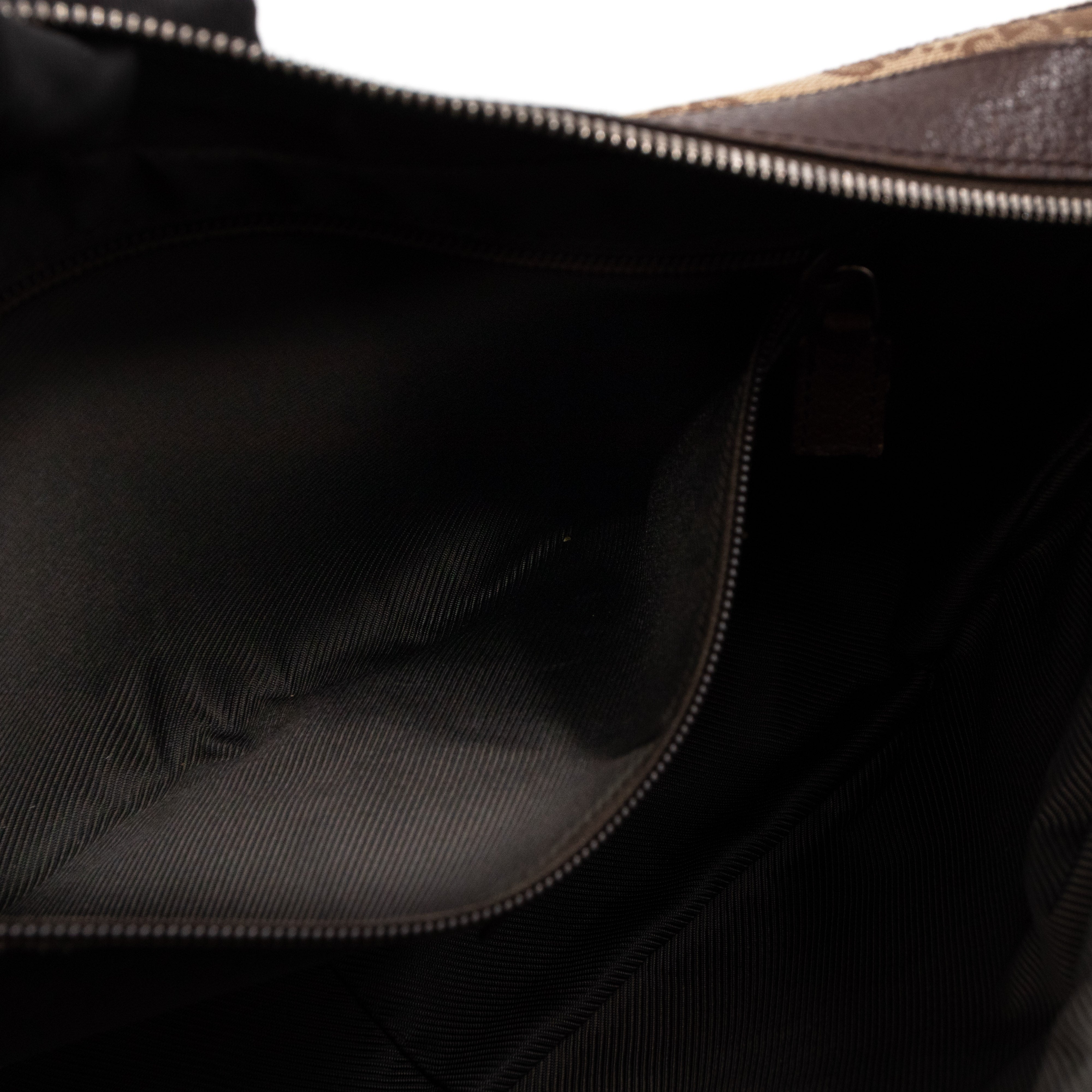 Saddle Zip Messenger Bag Medium GG Canvas