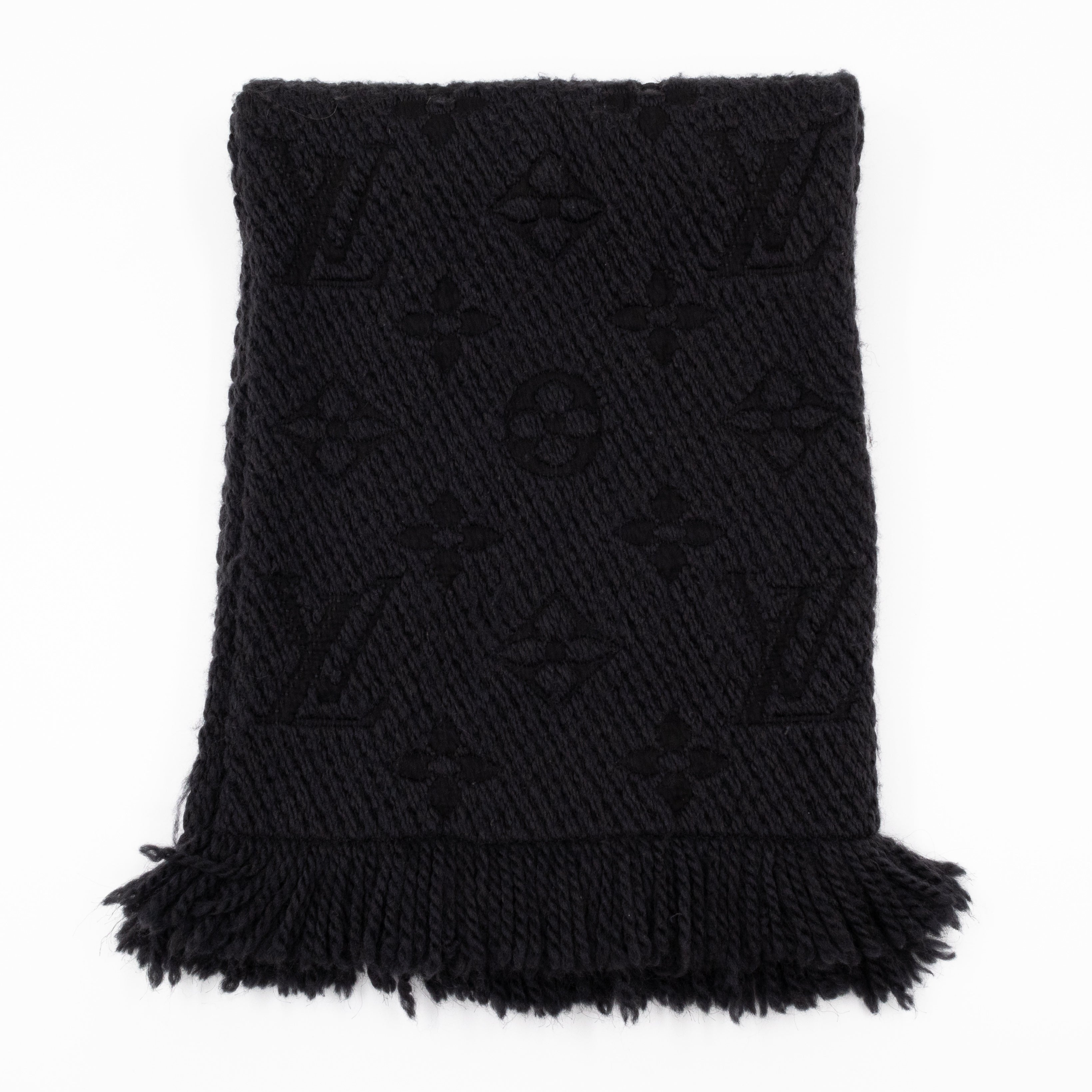 Logomania Scarf Black