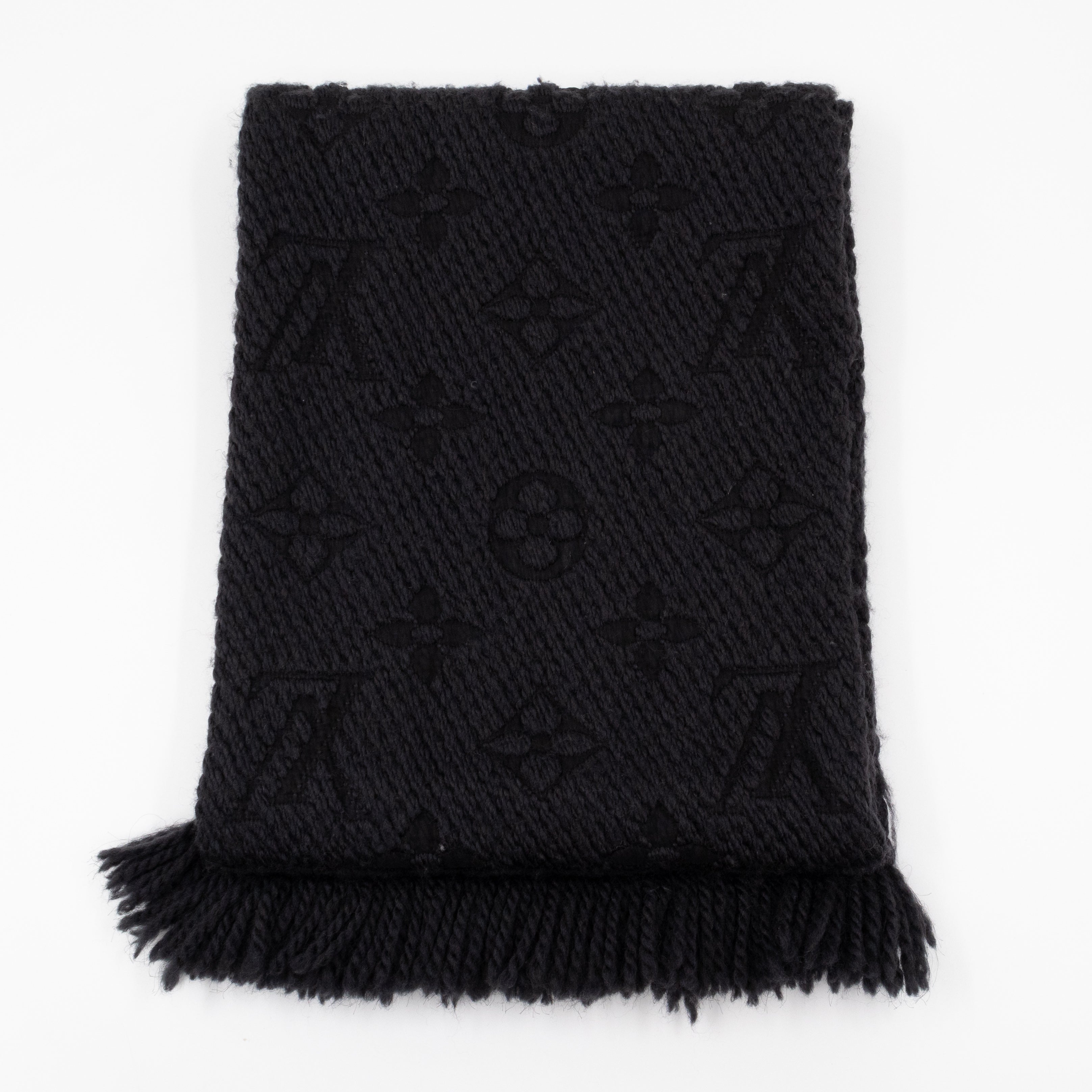 Logomania Scarf Black
