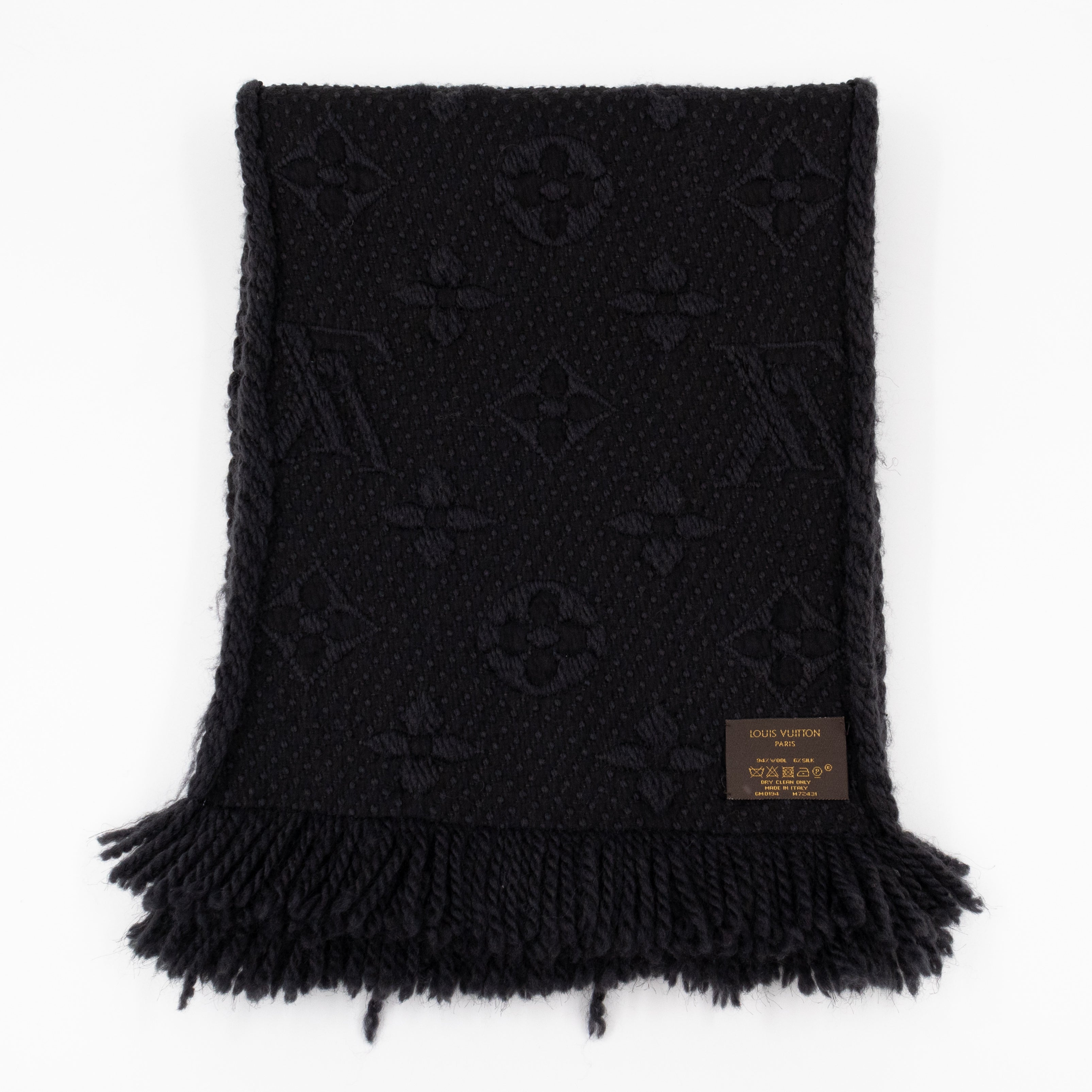 Logomania Scarf Black
