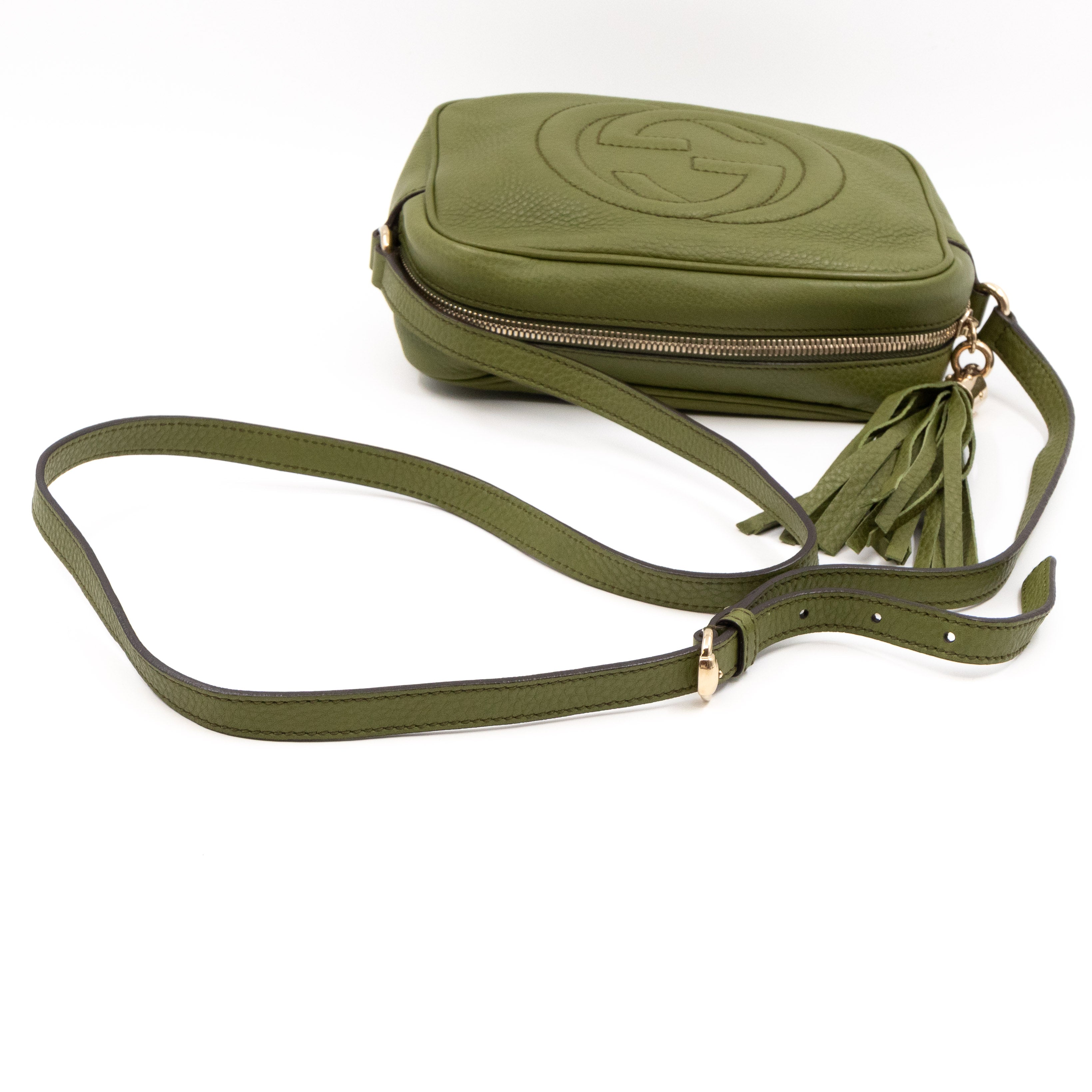 Disco Soho Avocado Green Leather