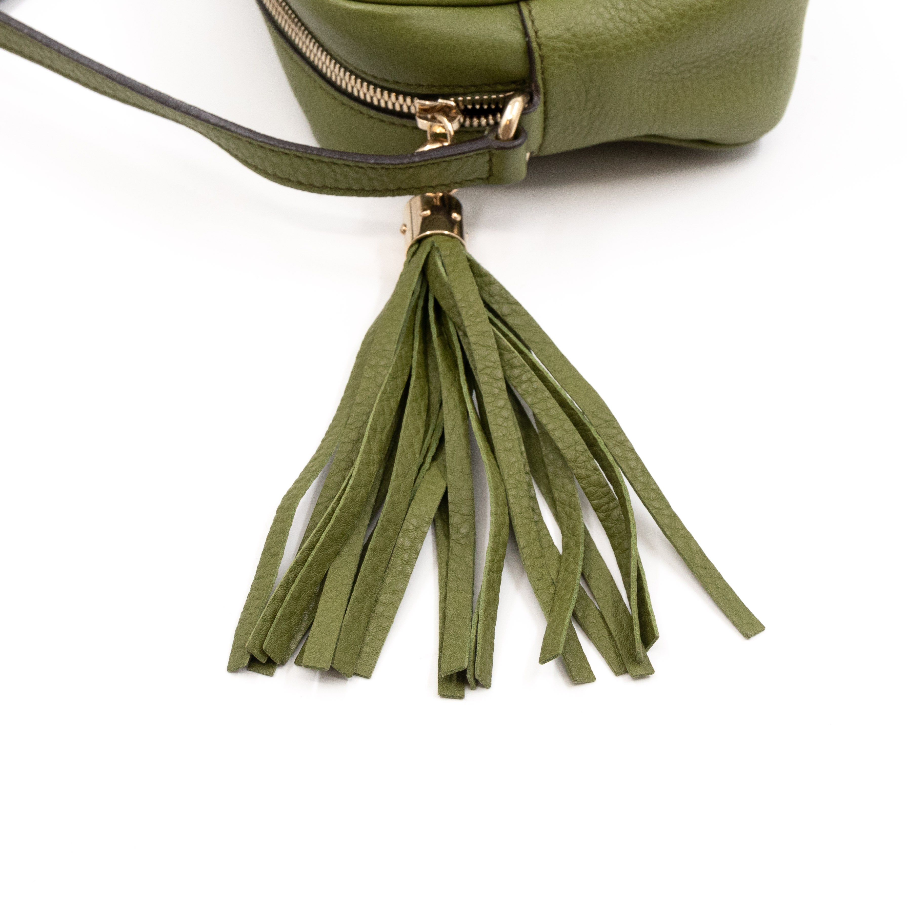 Disco Soho Avocado Green Leather