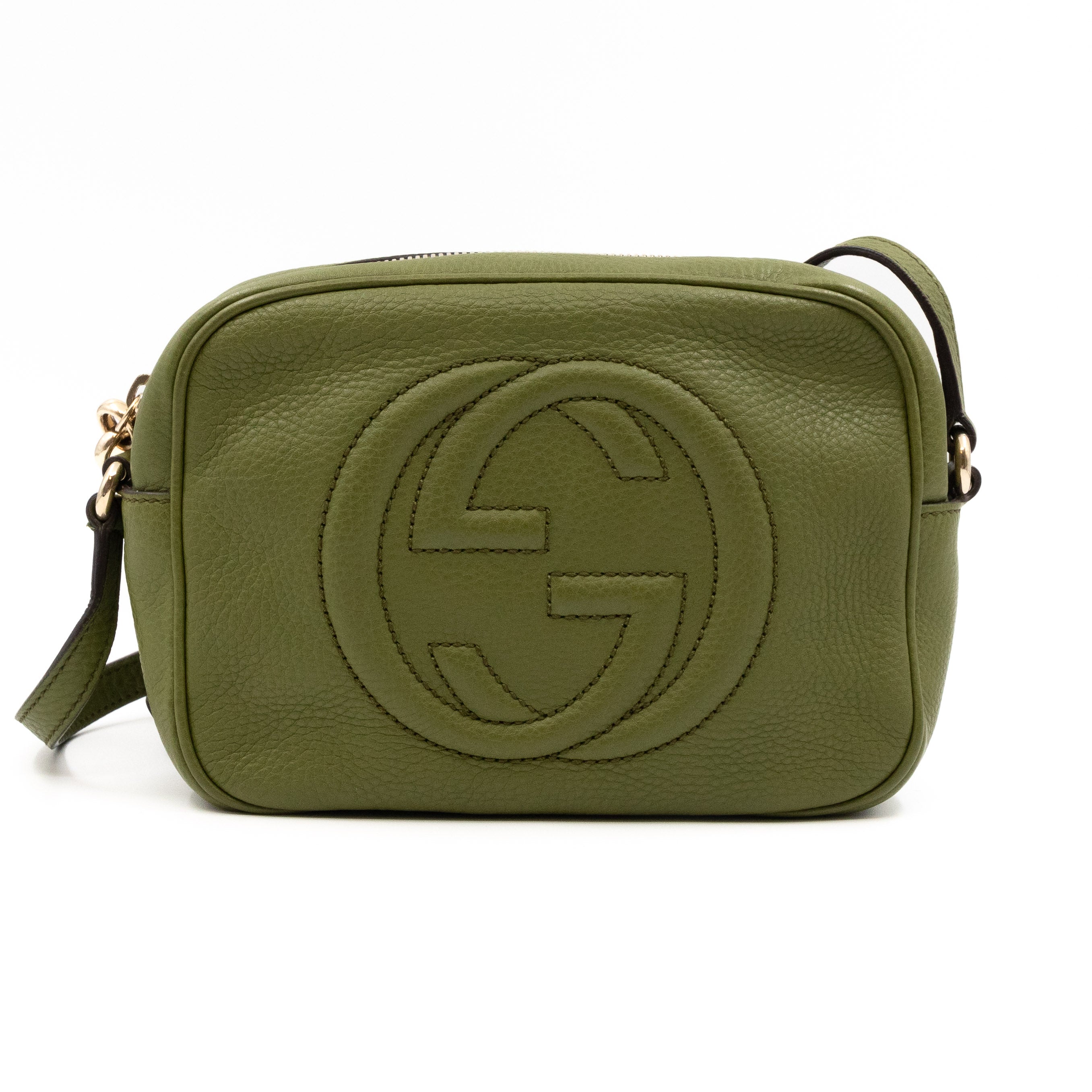 Disco Soho Avocado Green Leather