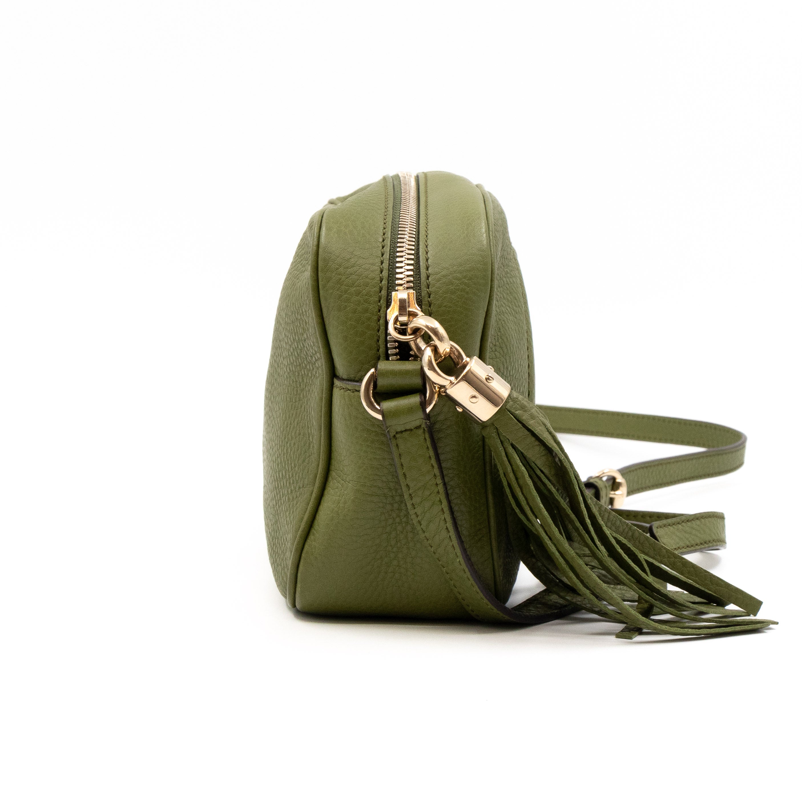 Disco Soho Avocado Green Leather