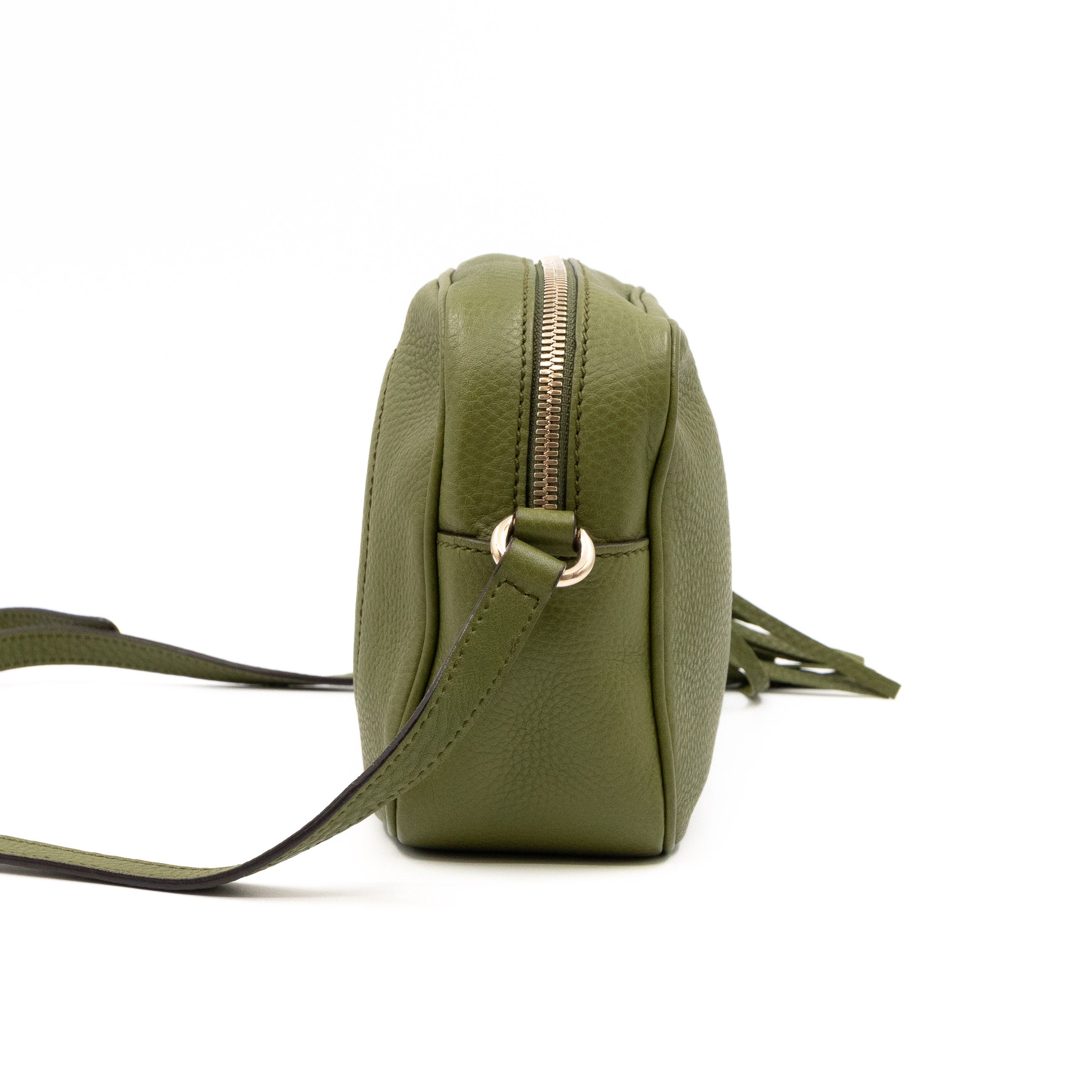 Disco Soho Avocado Green Leather