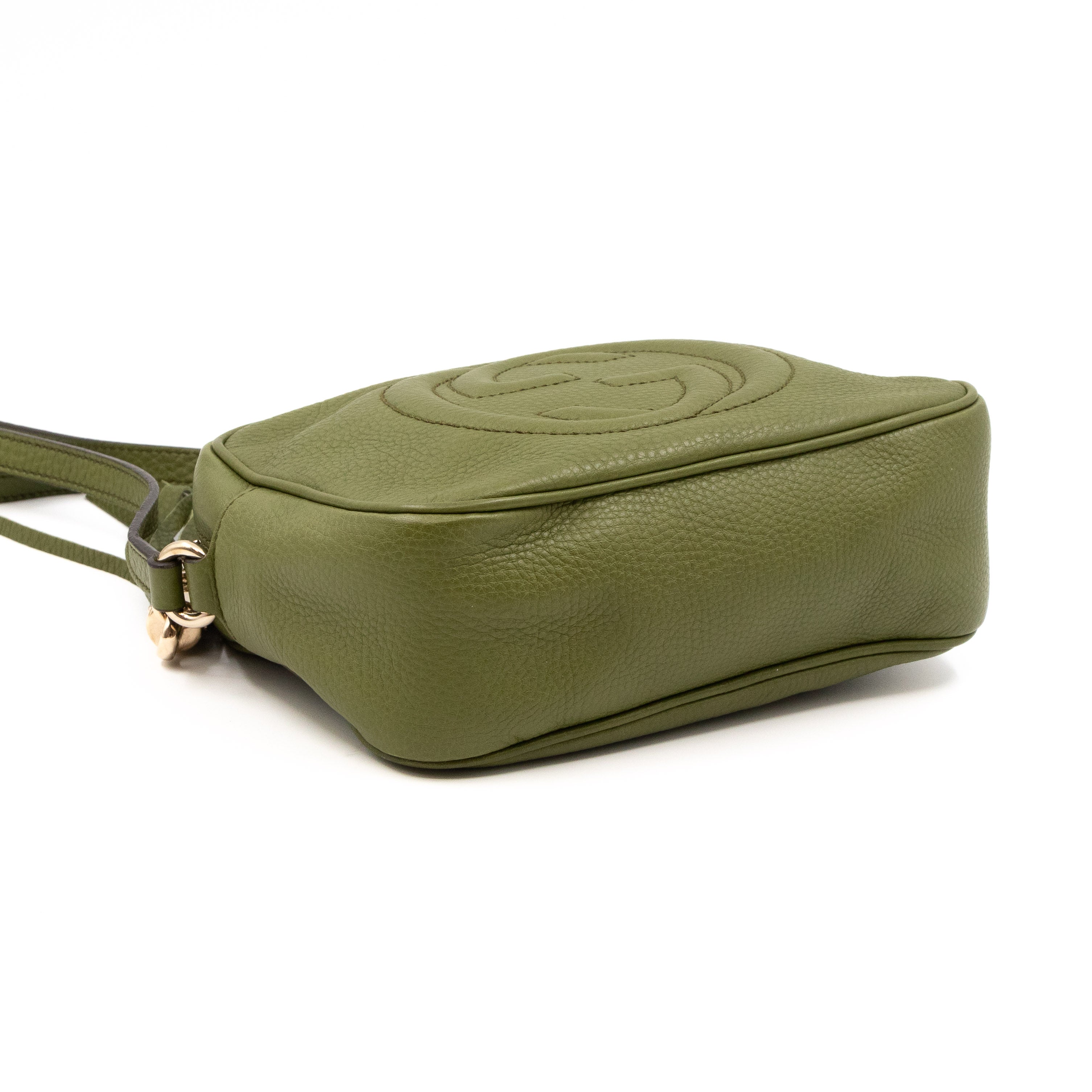 Disco Soho Avocado Green Leather