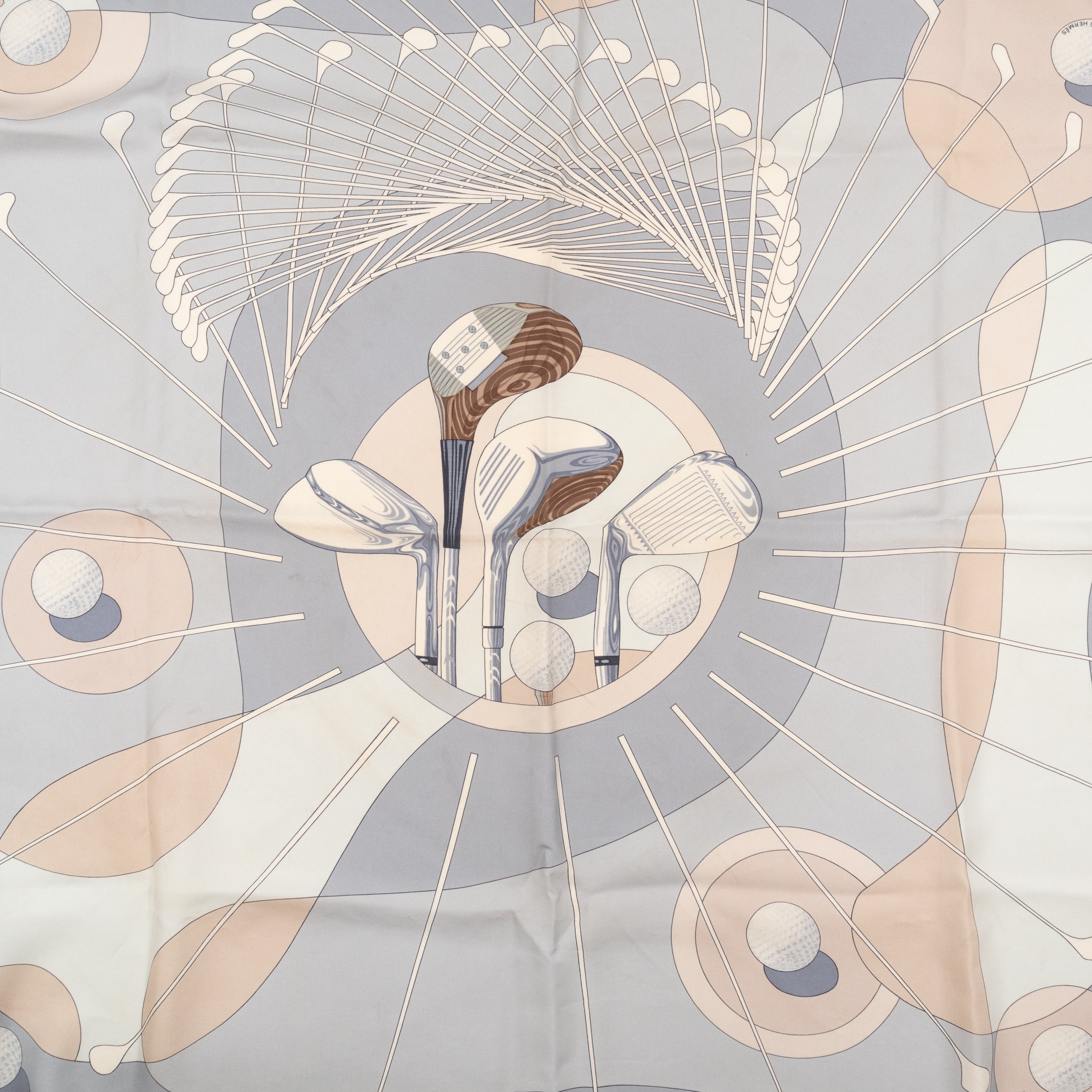 Vintage Silk Scarf 90 Swing