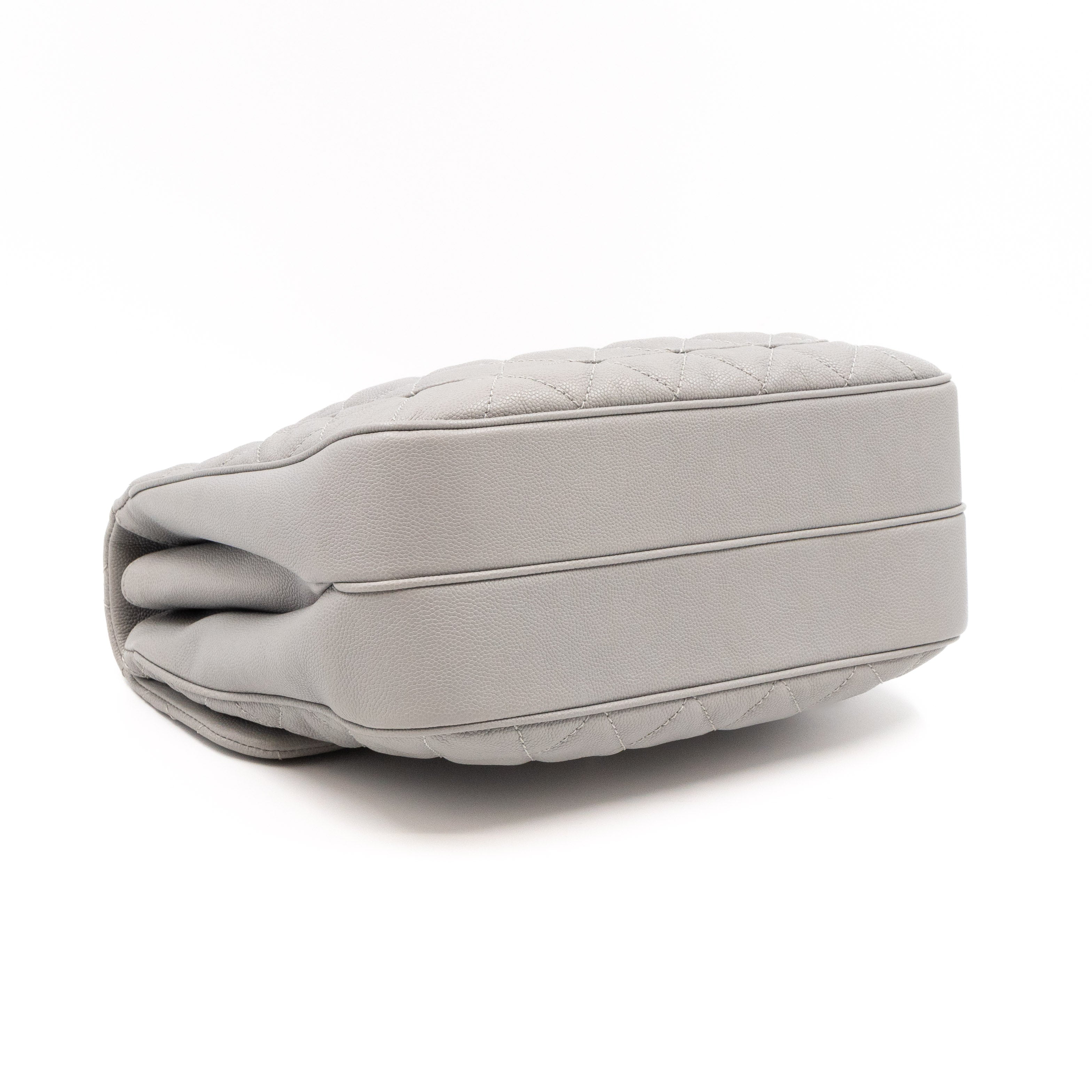 Classic Flap Urban Companion Bag Grey Caviar Silver