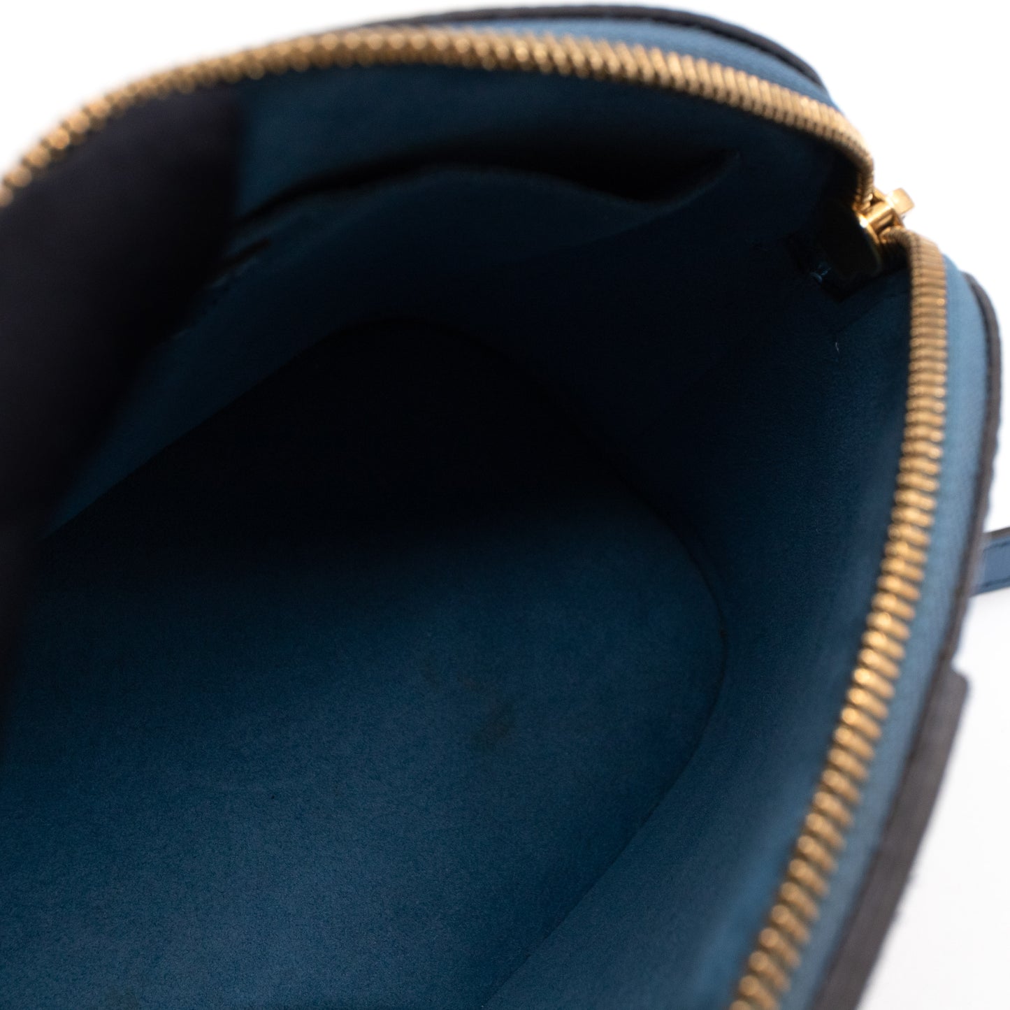 Alma Mini Chain Epi Leather Bleuet