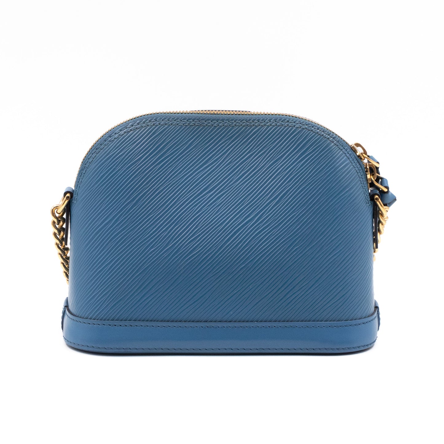 Alma Mini Chain Epi Leather Bleuet