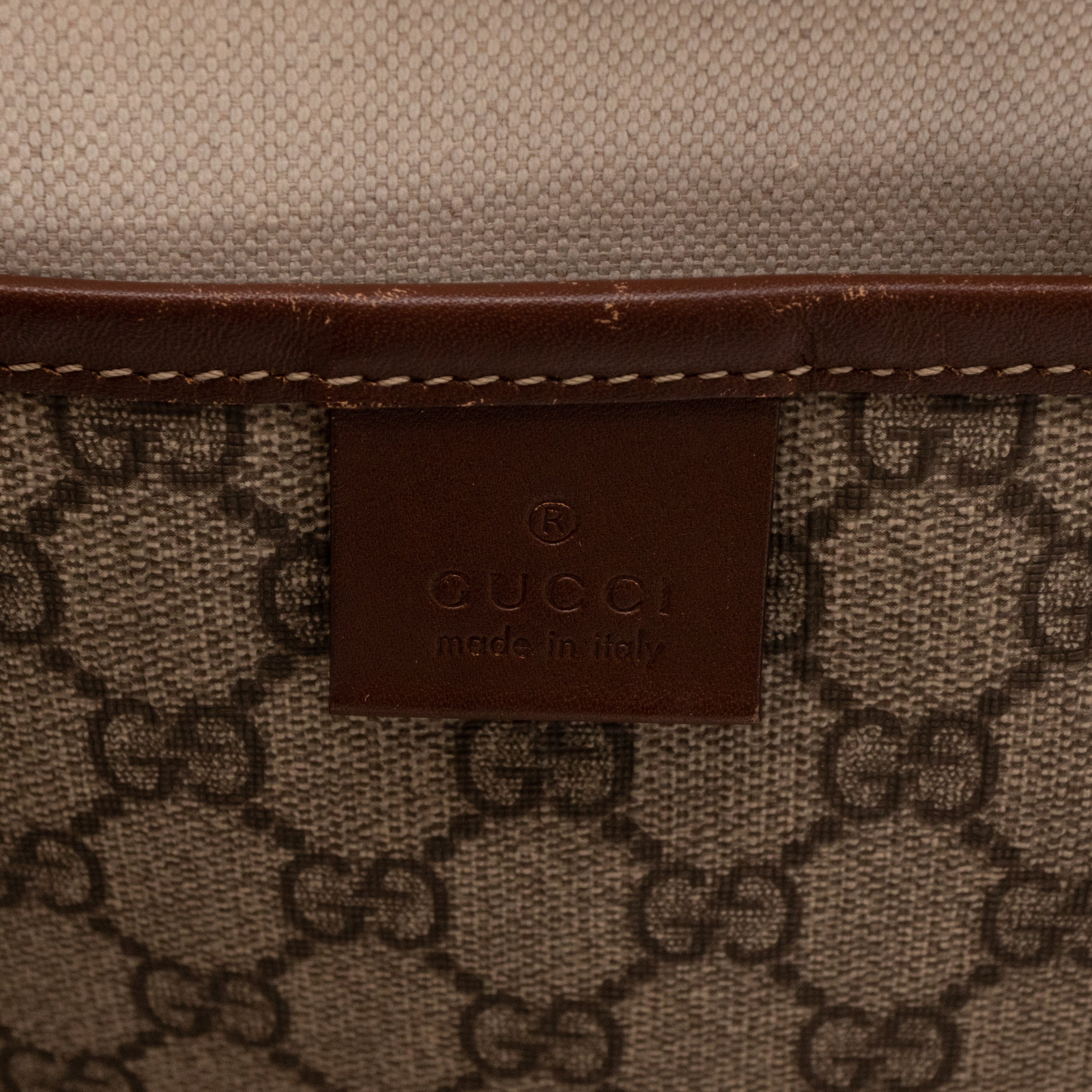 Signature Web Loop Medium Tote GG Supreme