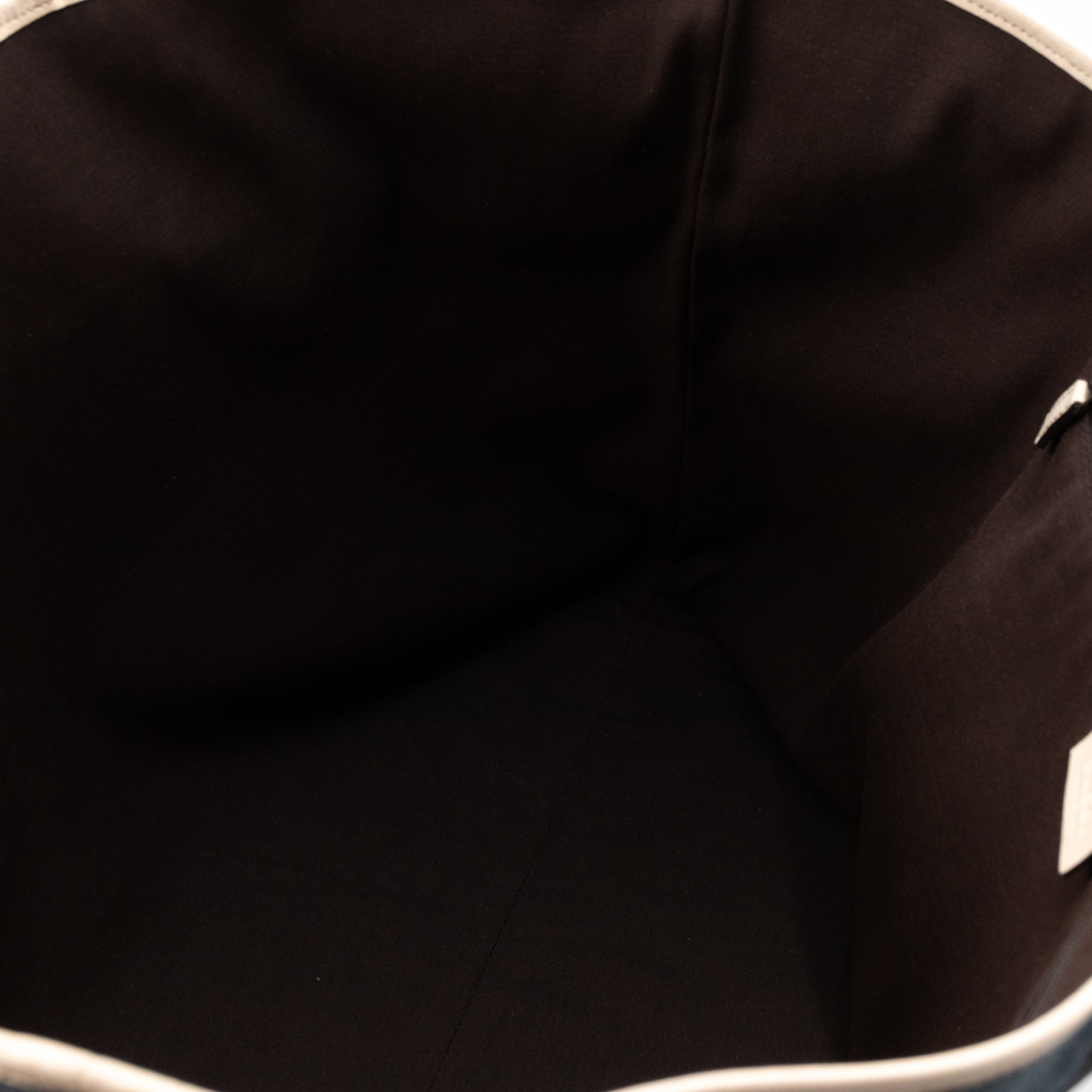 Shopping Tote Interlocking GG Denim Canvas