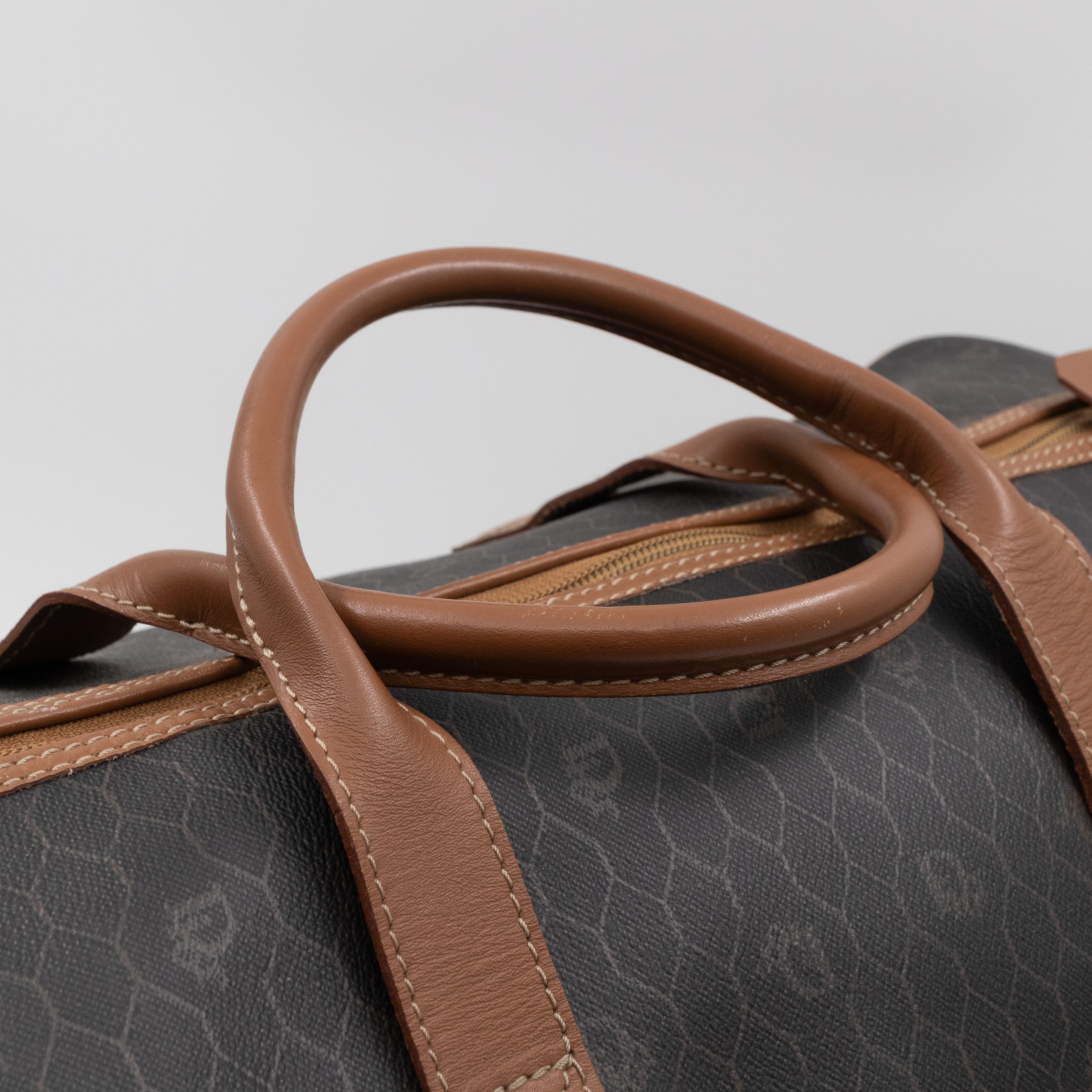 Boston Duffle Bag Brown Honeycomb