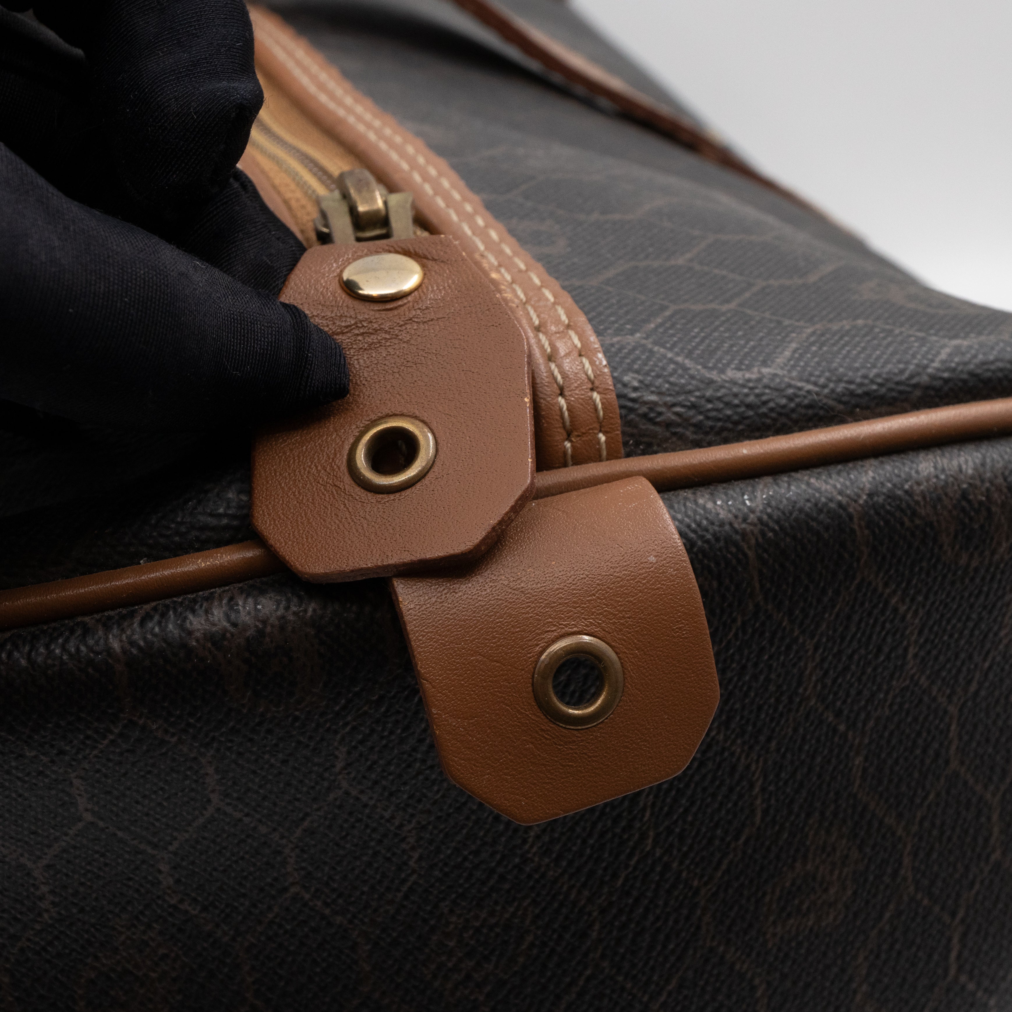 Boston Duffle Bag Brown Honeycomb