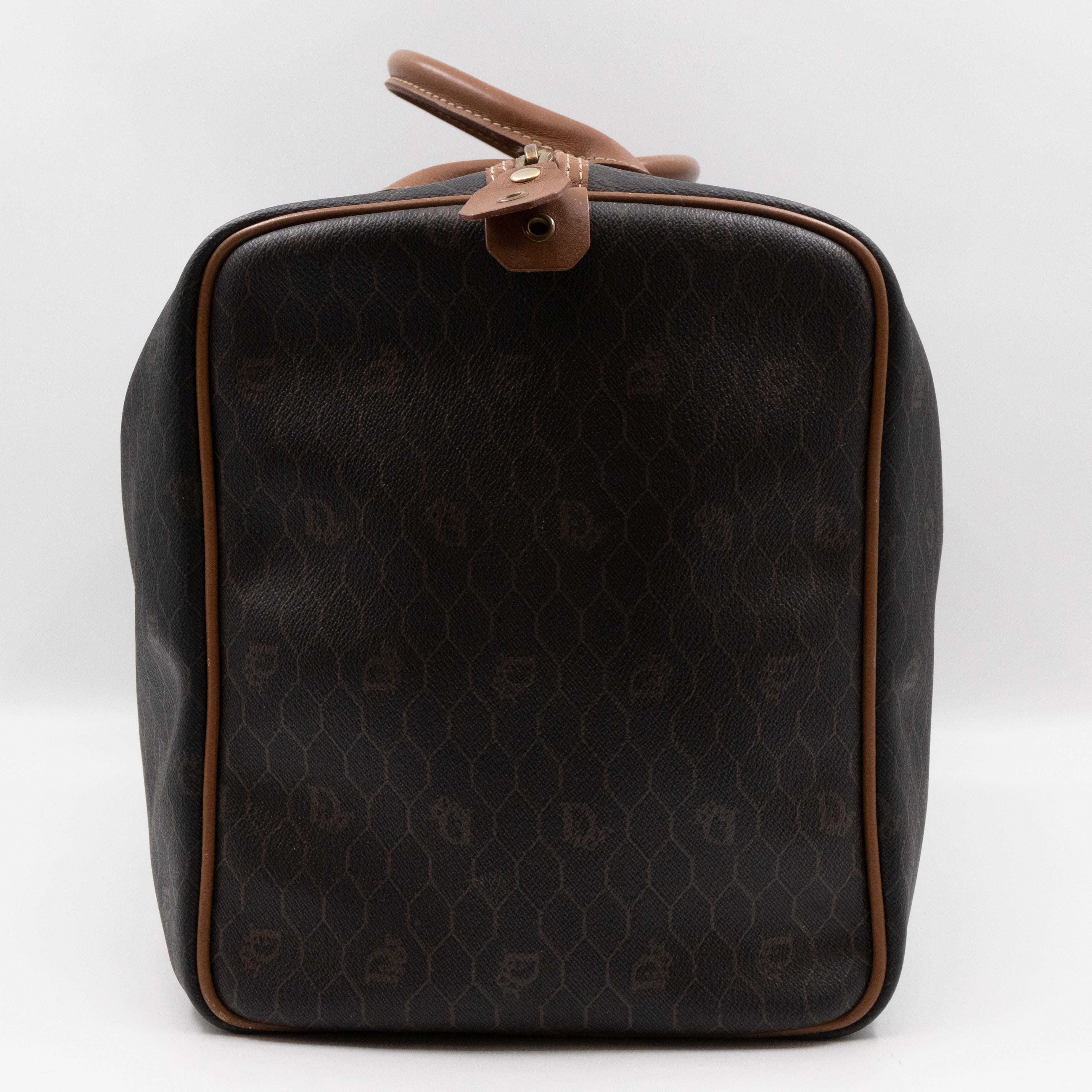 Boston Duffle Bag Brown Honeycomb