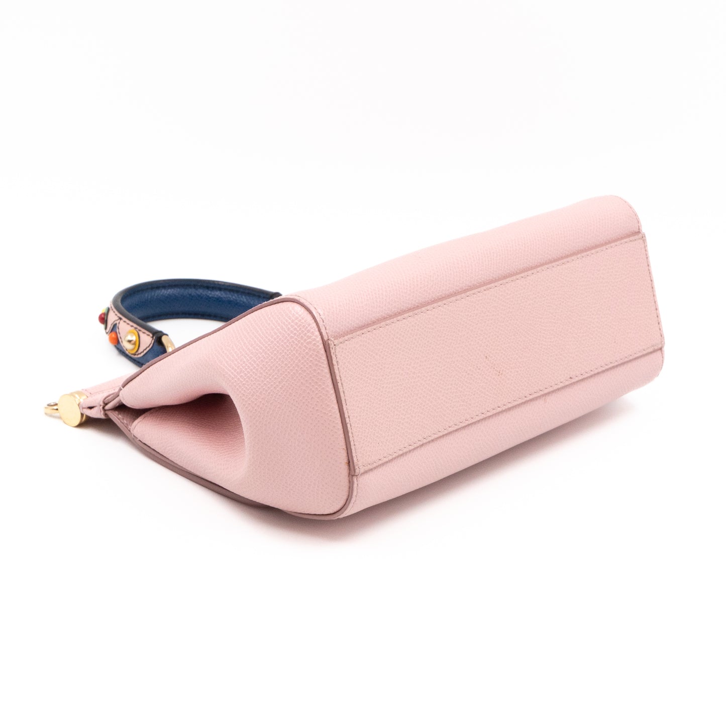 Sicily Small Dauphine Leather Light Pink