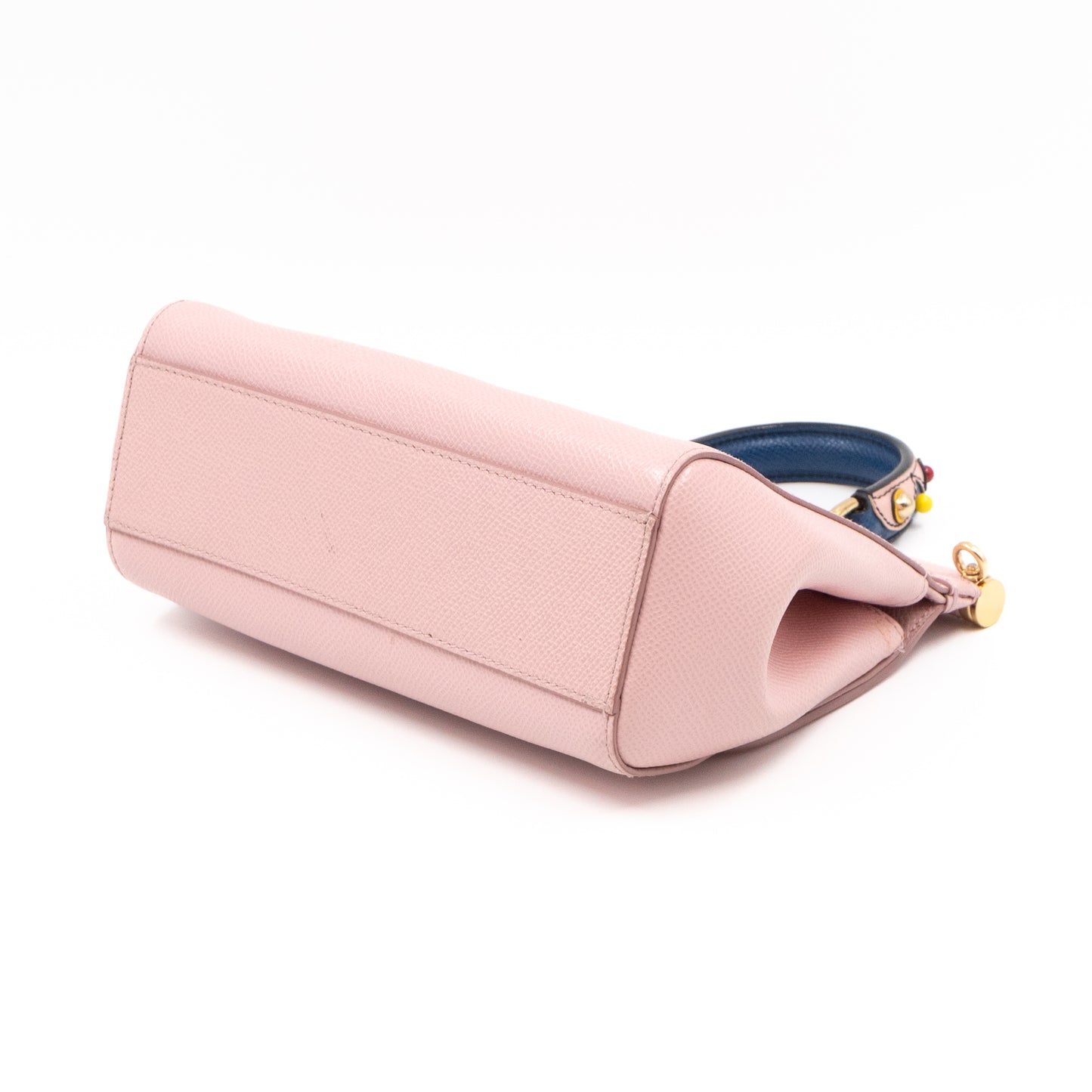 Sicily Small Dauphine Leather Light Pink