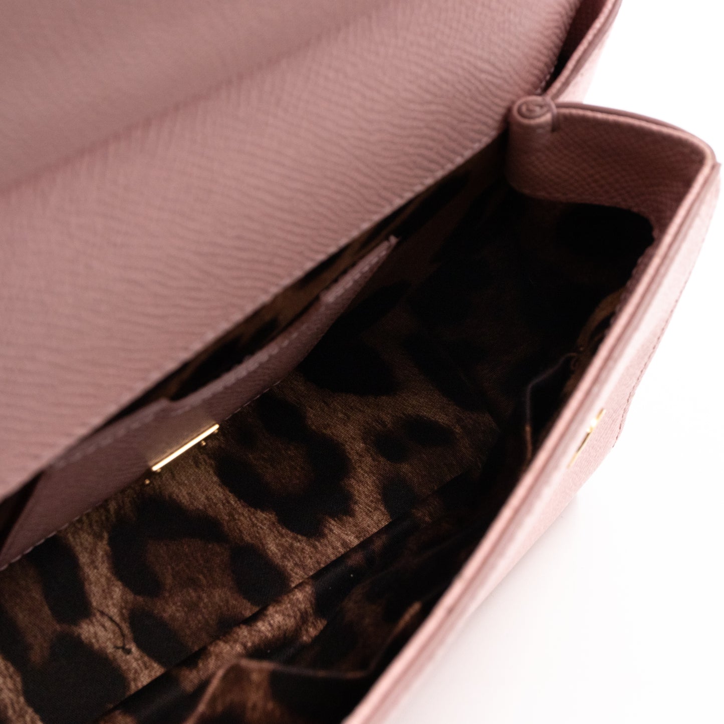 Sicily Small Dauphine Leather Light Pink