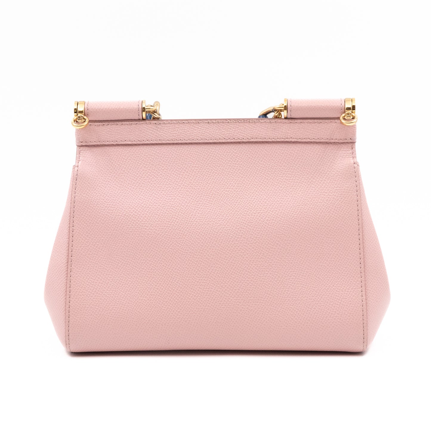 Sicily Small Dauphine Leather Light Pink