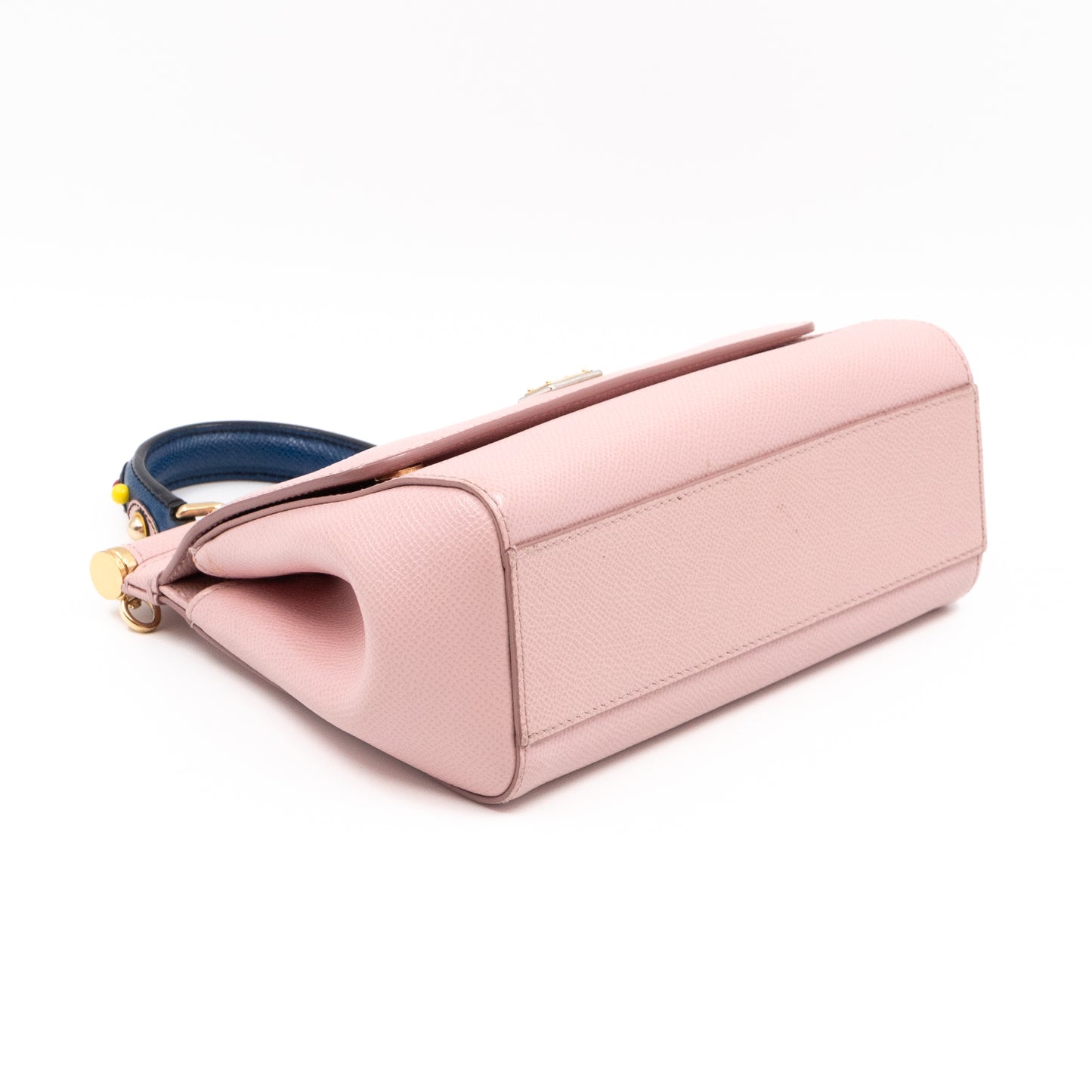 Sicily Small Dauphine Leather Light Pink